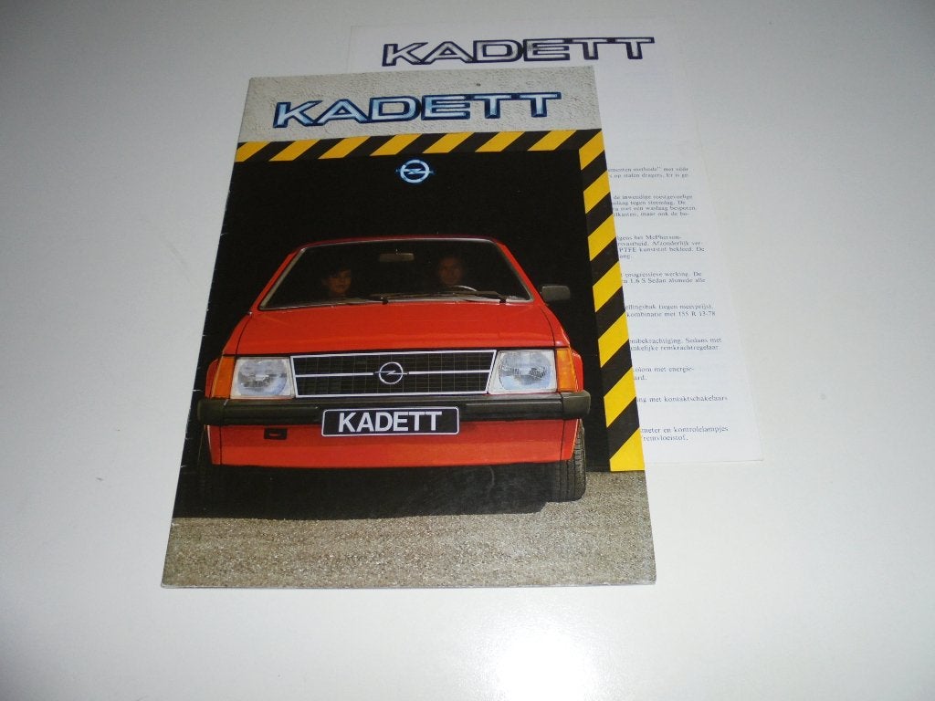 brochure Opel Kadett 1984, Ophalen of Verzenden, Zo goed als nieuw, Opel