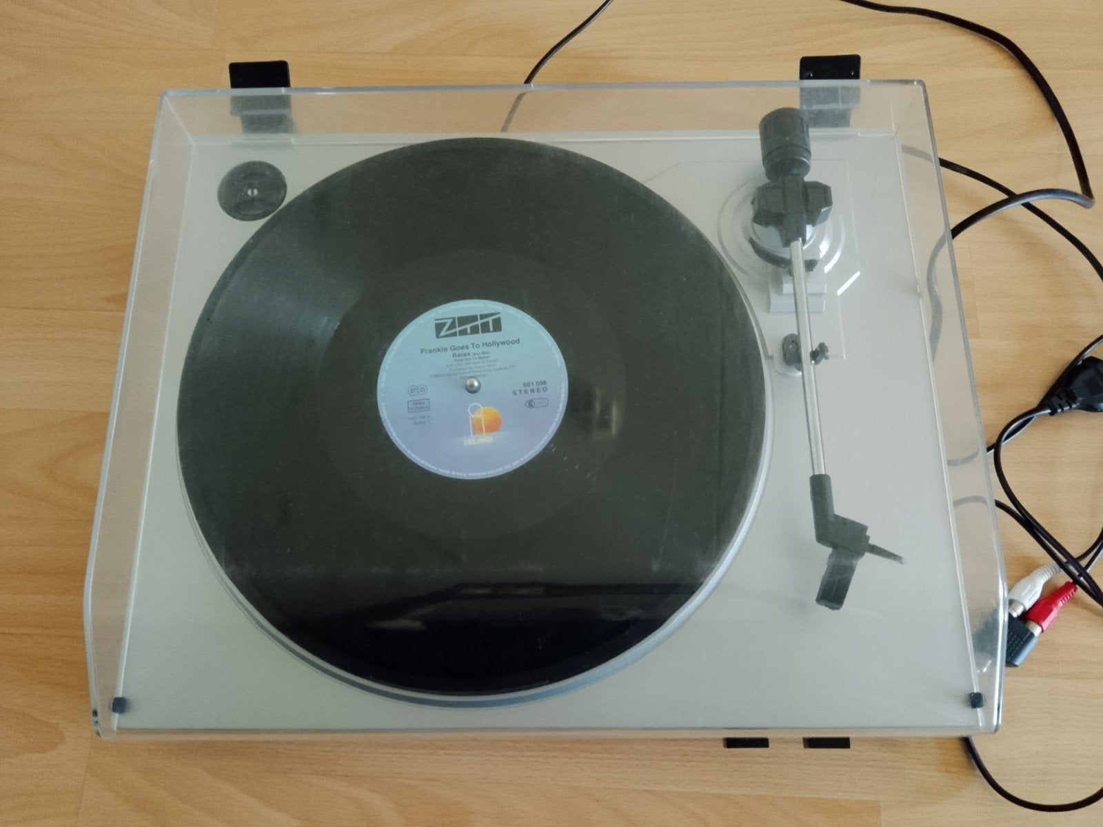 LENCO zilverkleurige Platenspeler grammofoon record player, Ophalen of Verzenden, Platenspeler, Overige merken, USB-aansluiting