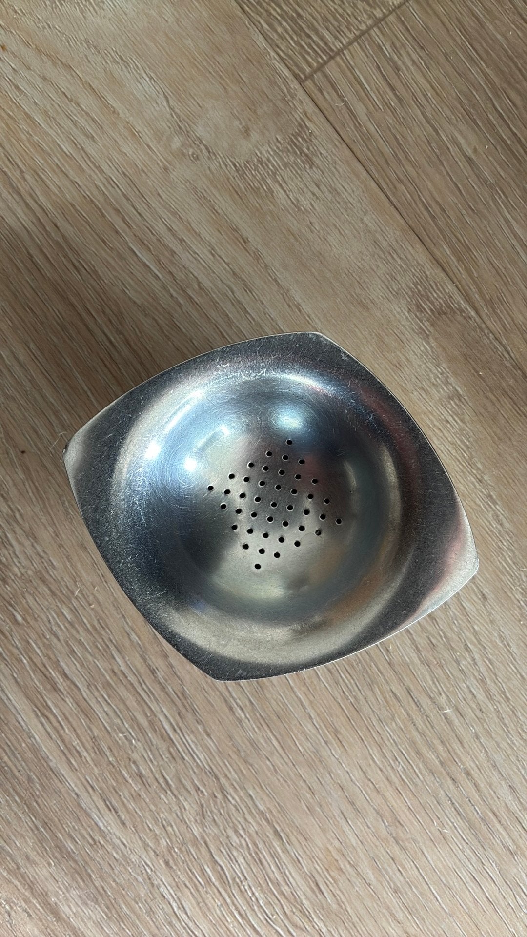 Vintage Gero Zilmeta theezeefje | compleet | '50-'60 jaren, Zilver, Ophalen of Verzenden, Metaal, Overige typen