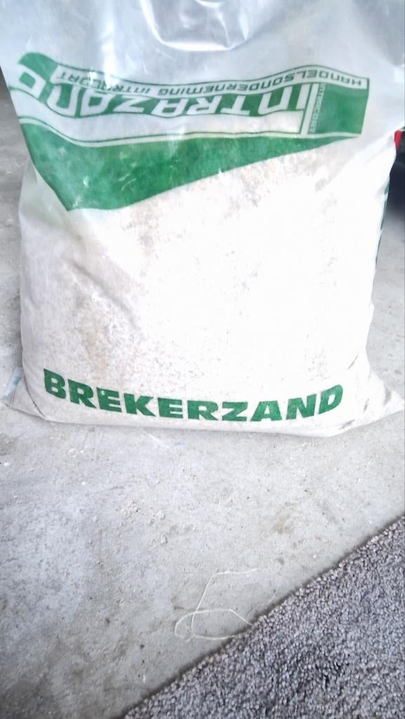 Brekerzand / inveegzand, Tuin en Terras, Zand, Ophalen
