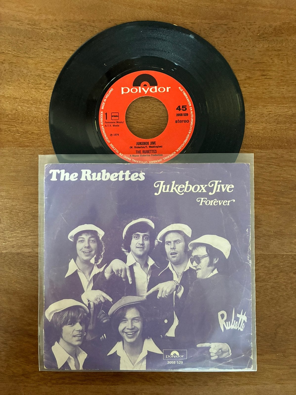 The Rubettes - Jukebox jive, Cd's en Dvd's, Vinyl Singles, Ophalen of Verzenden, 7 inch