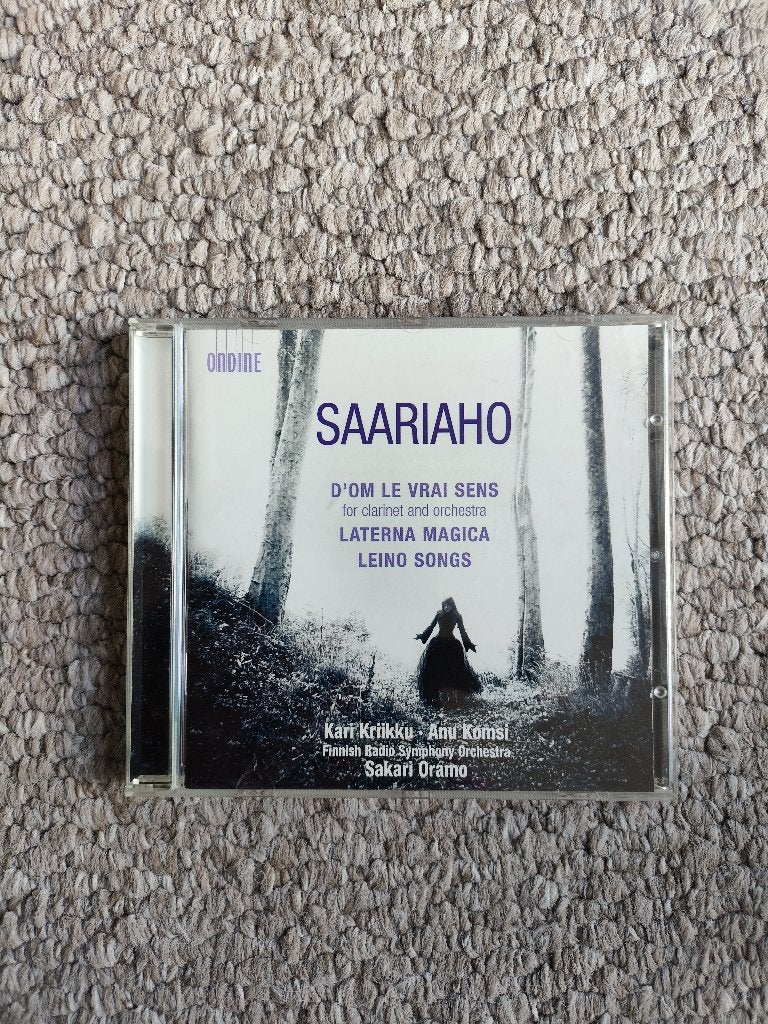 Saariaho D'om le vrai sens Kari Kriikhu Anu Komsi, Ophalen of Verzenden, Zo goed als nieuw