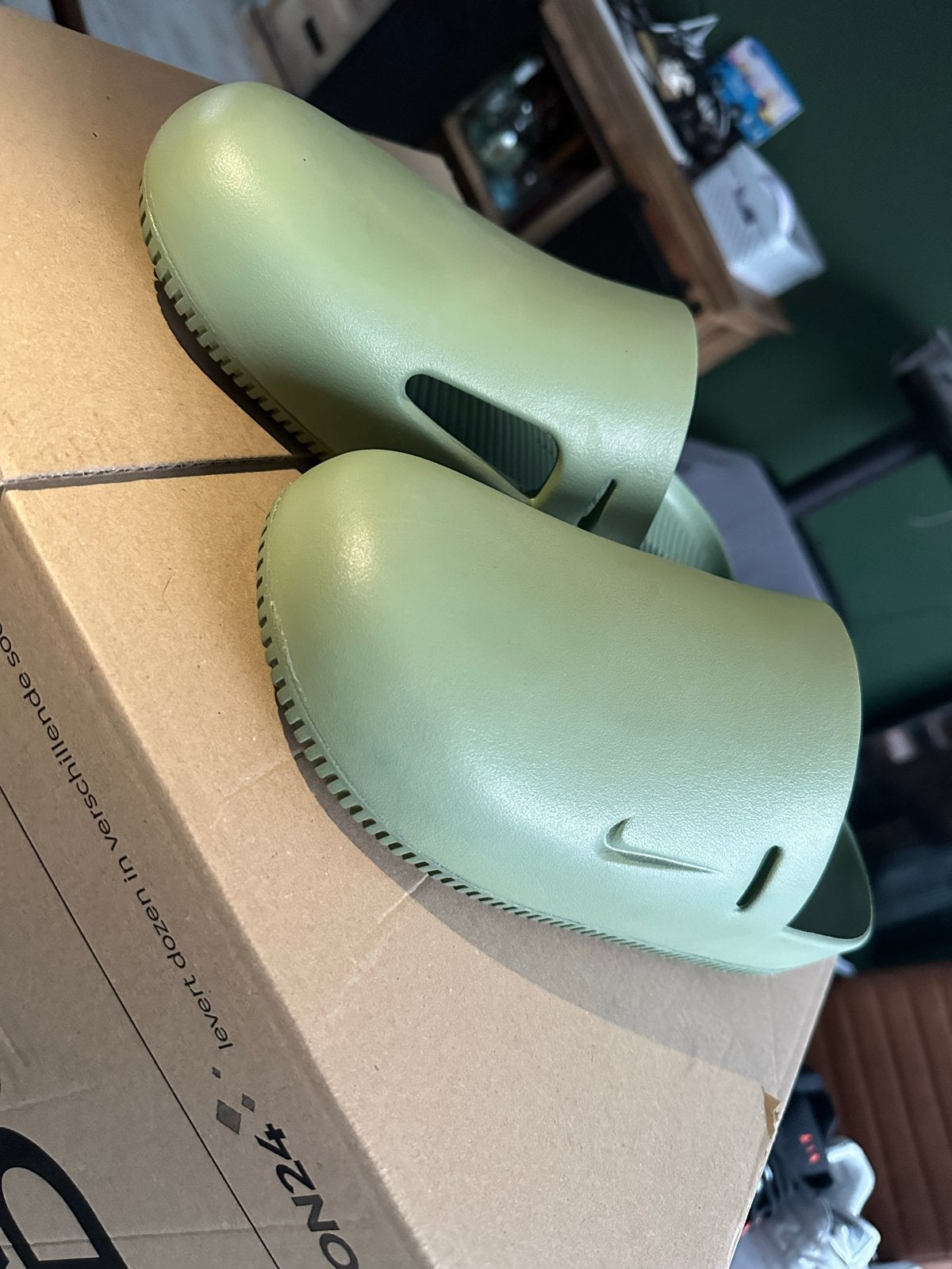 Mooie Nike slippers, ideaal voor elke dag 45, Ophalen of Verzenden, Overige maten, Groen