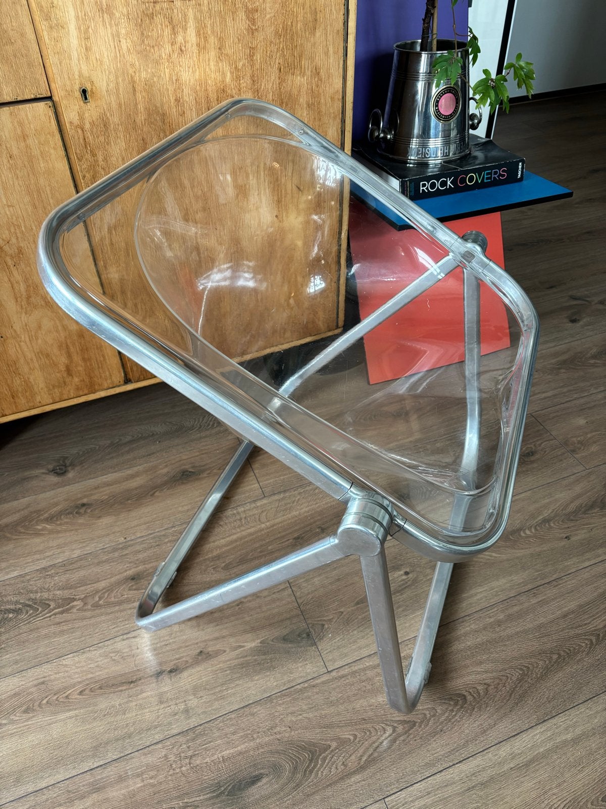 Anonima Castelli Plona stoel - Vintage design, Huis en Inrichting, Stoelen, Ophalen, Kunststof, Gebruikt, Overige kleuren