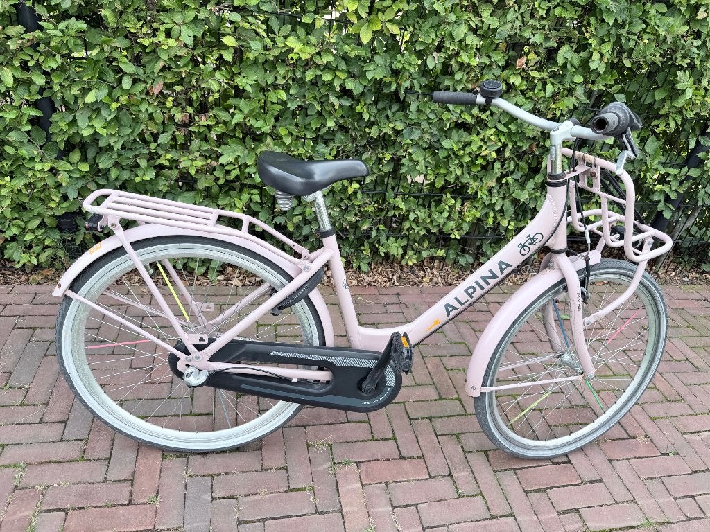 Alpina Clubb 26 inch meisjesfiets - roze, Terugtraprem, Gebruikt, Alpina, Handrem