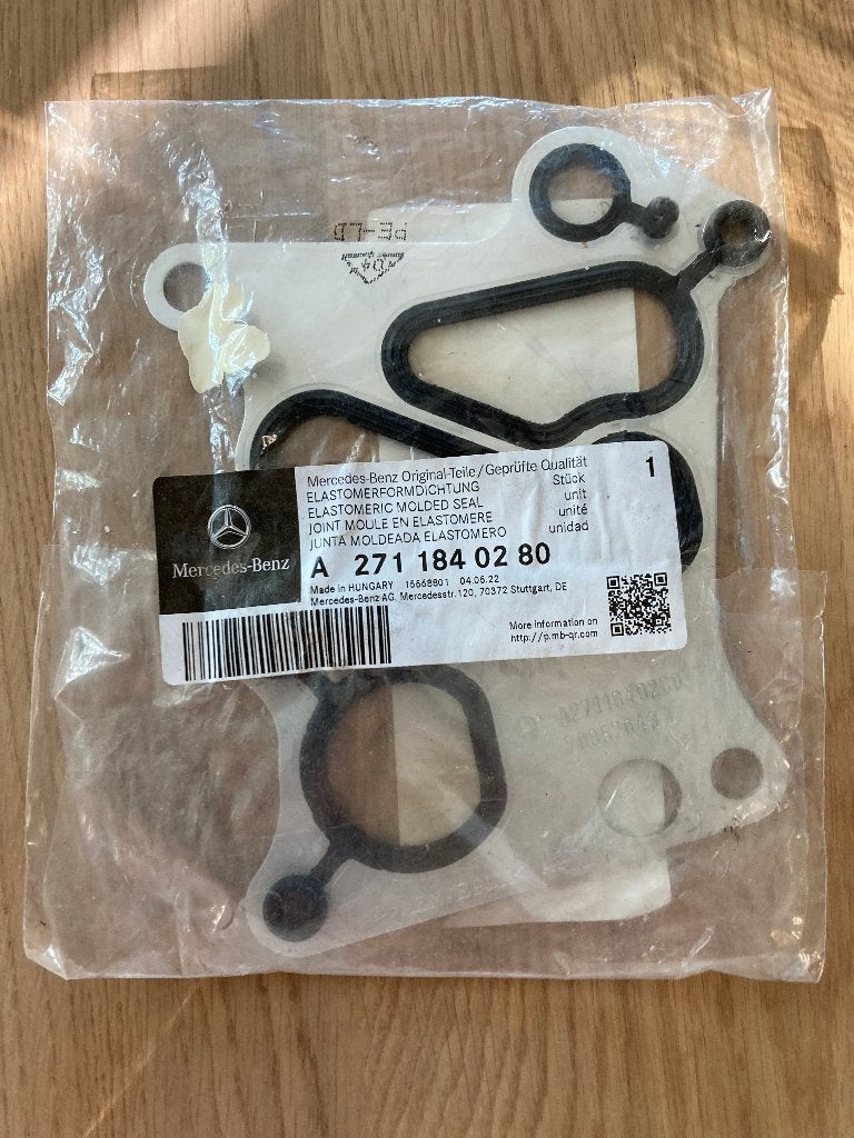 oliekoeler afdichting Mercedes-Benz A2711840280, Ophalen of Verzenden, Nieuw, Mercedes-Benz