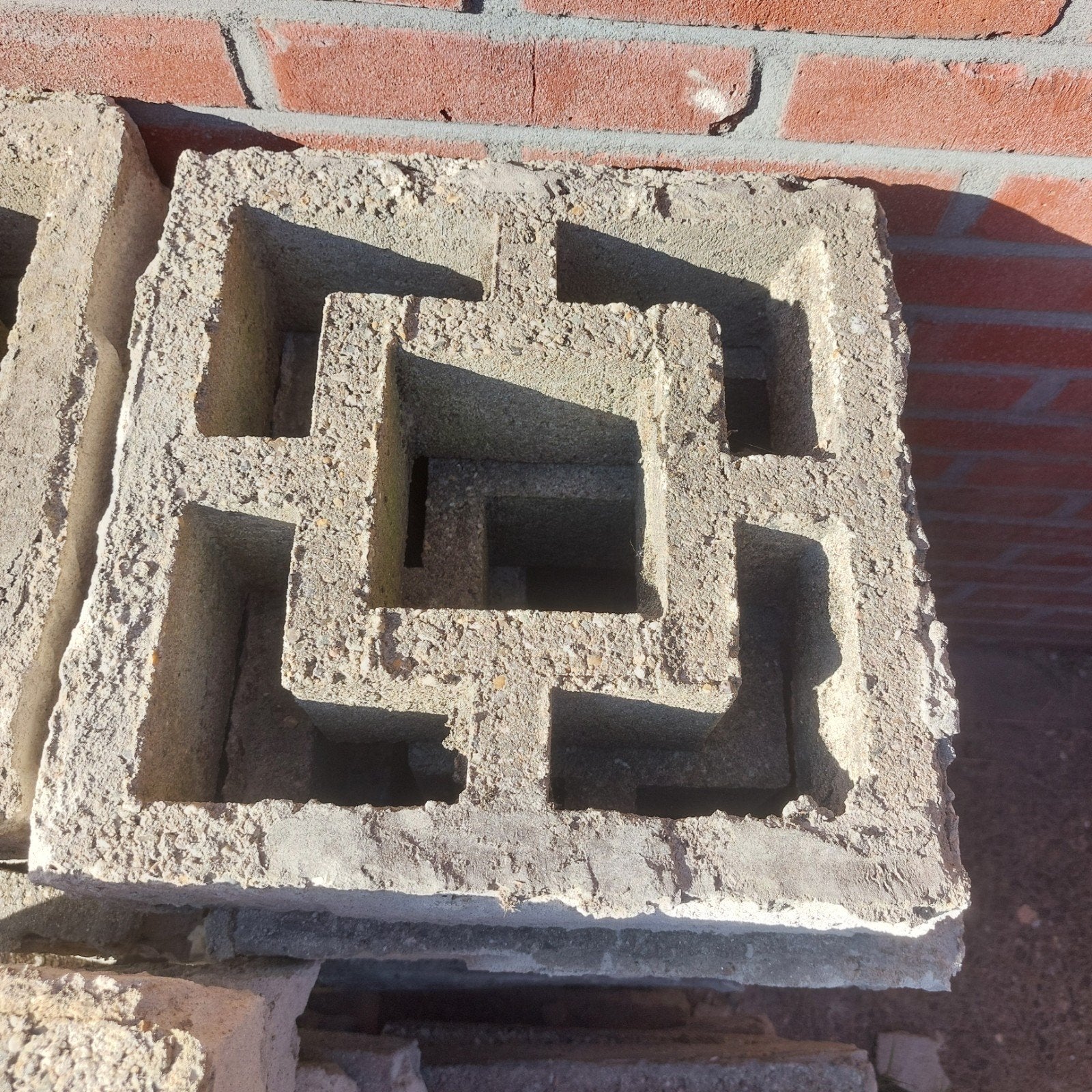 Tuintegels met open structuur - 32 stuks, Gebruikt, Ophalen of Verzenden, Minder dan 5 m², Beton