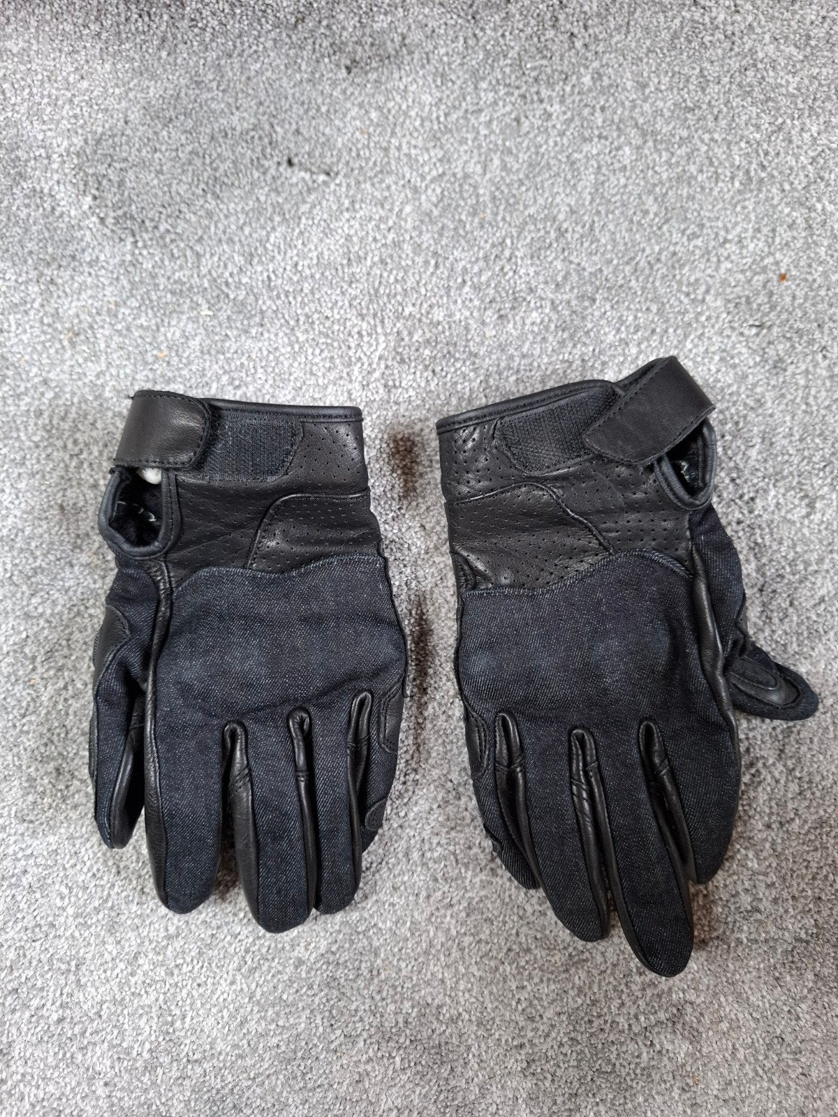 Germas dames motorhandschoenen - Zwart zo goed als ni, Motoren, Germas, Ophalen of Verzenden, Dames, Handschoenen