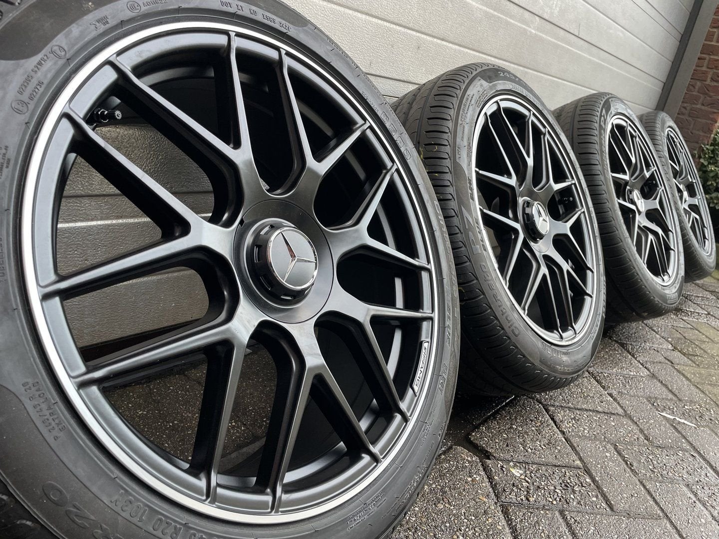 20 inch Mercedes AMG GLC C253 W254 W253 X254 GLC 43 velgen, 255 mm, -, -, Banden en Velgen