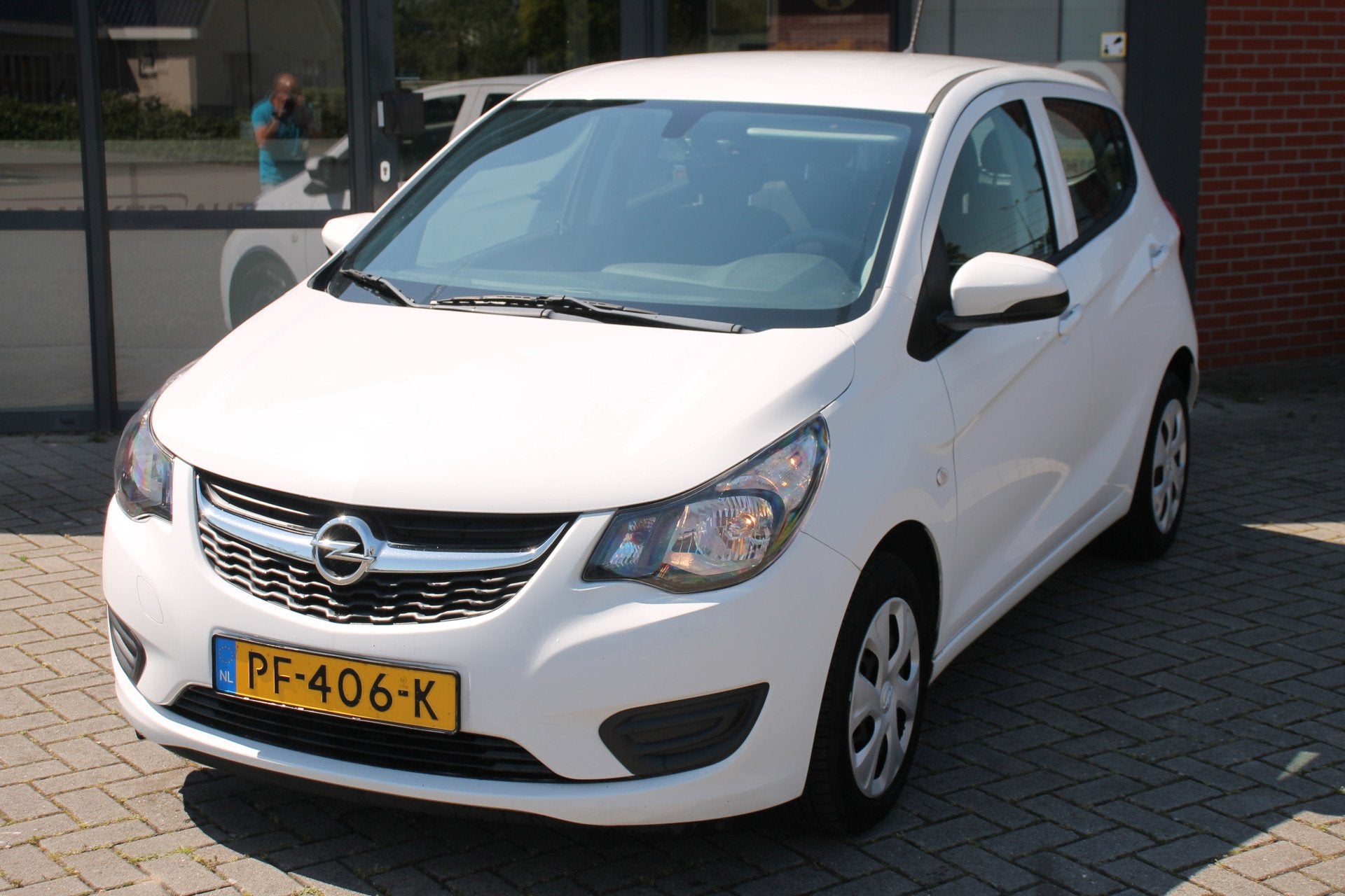Opel KARL 1.0 ecoFLEX Edition  AC  Cruise, Auto's, Opel, Voorwielaandrijving, Stof, Wit, Origineel Nederlands