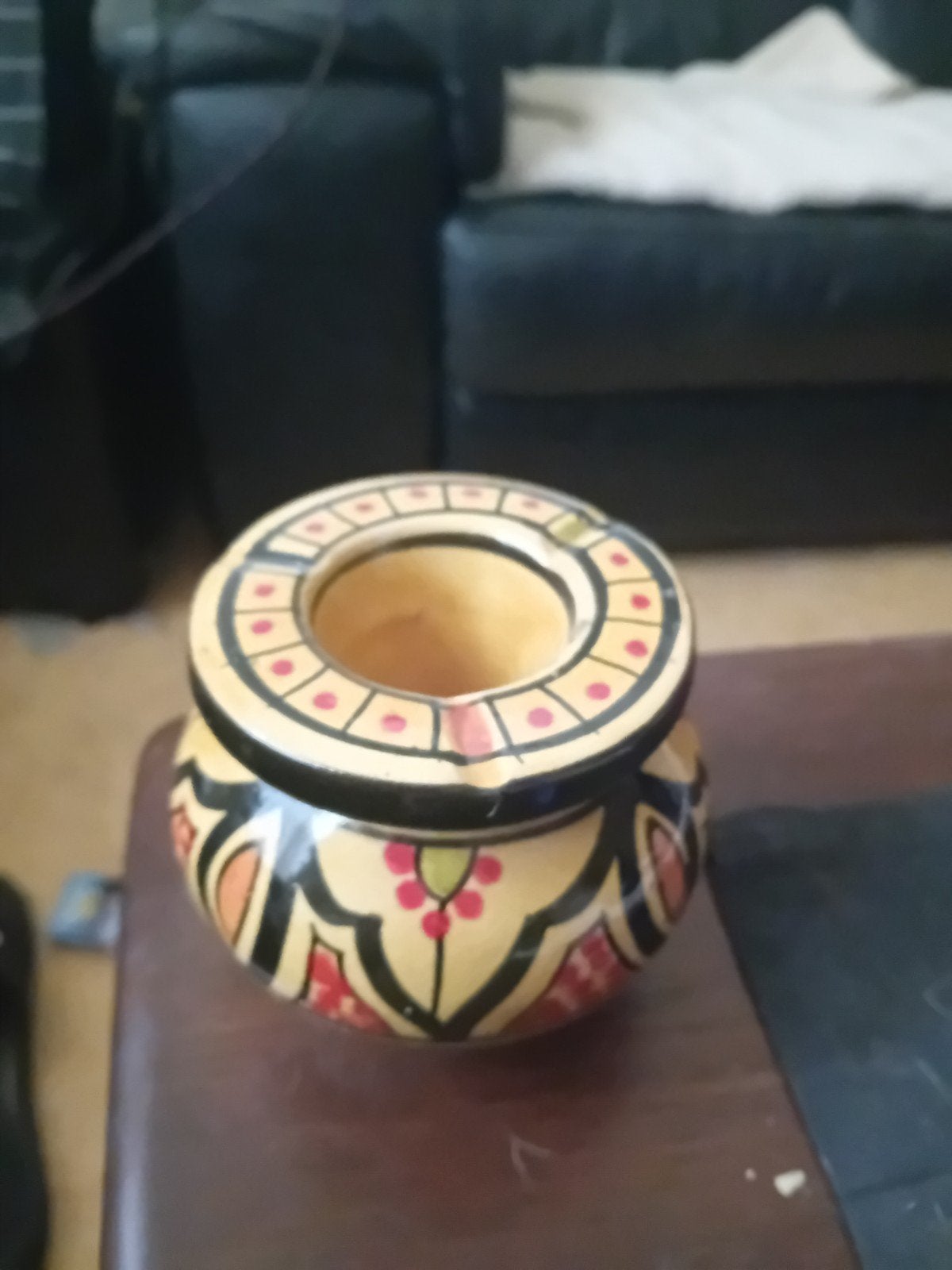 Decoratieve Marokkaanse asbak/potje, Ophalen of Verzenden