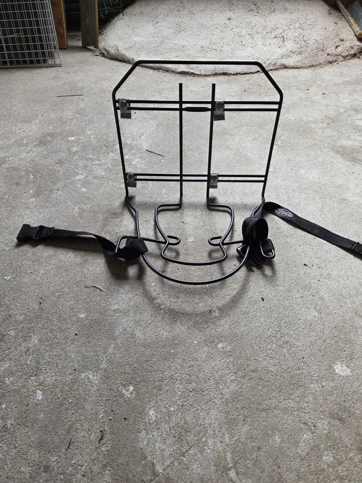 schooltashouder voor fiets, Ophalen