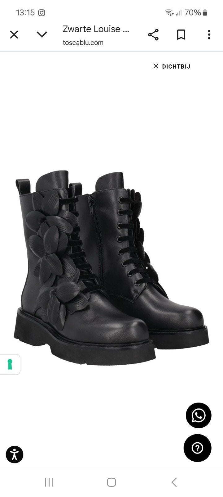 tosca blu boots, Kleding | Dames, Zwart, Lage of Enkellaarzen, Ophalen of Verzenden, Zo goed als nieuw