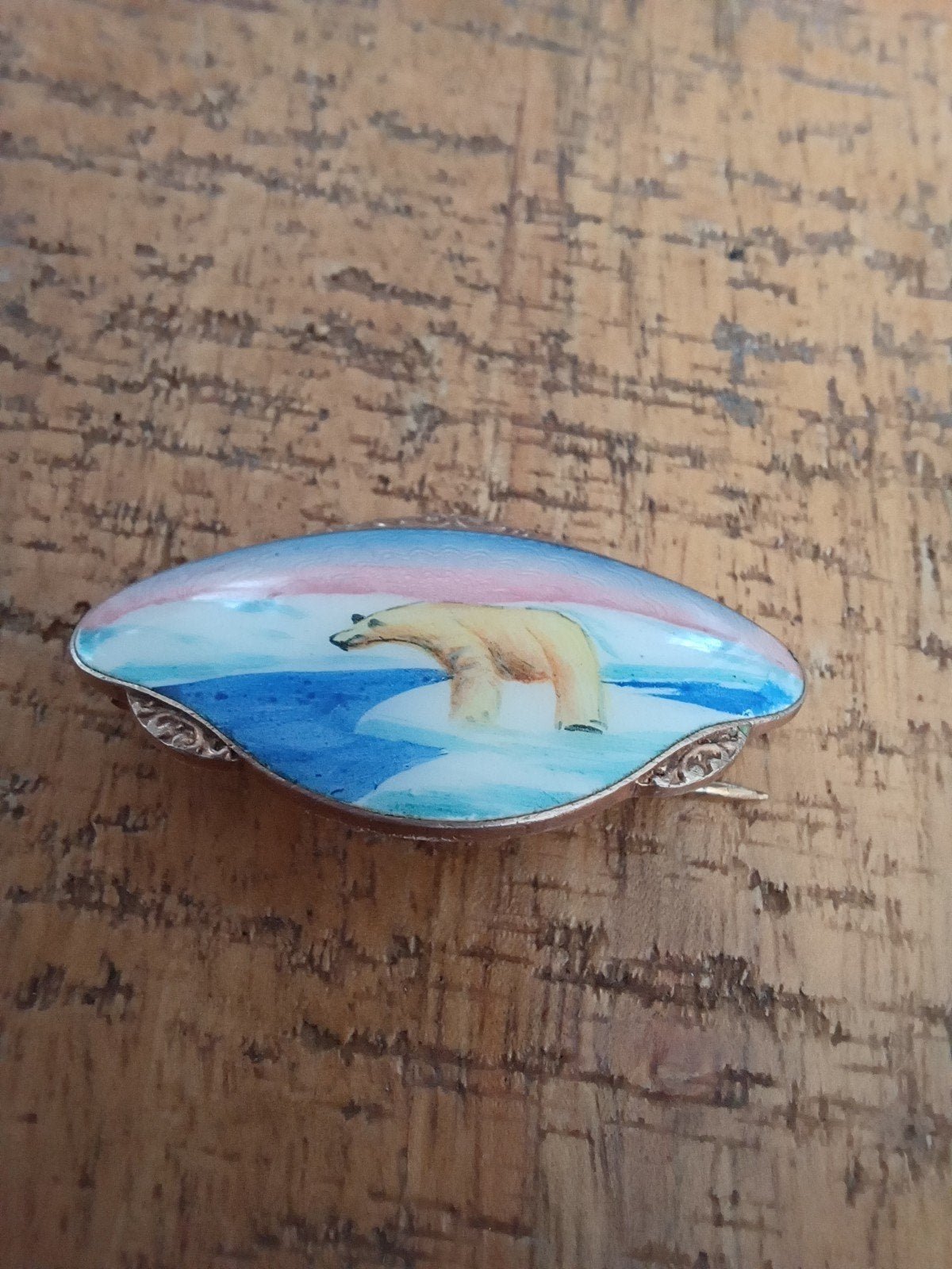 vintage broche 925s Bernard Meldahl, Ophalen of Verzenden, Zilver