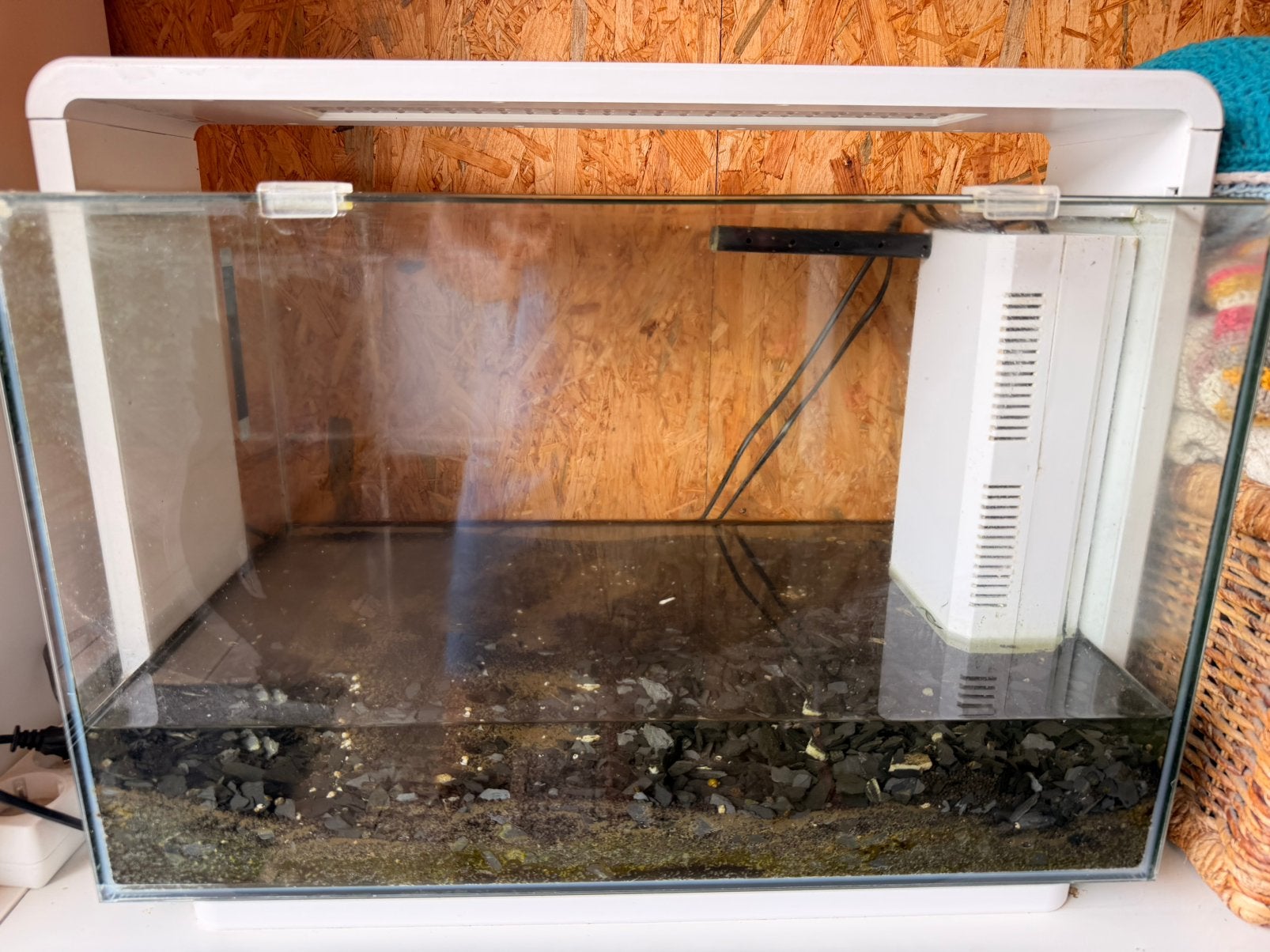 Aquarium 55x32x34 cm, Ophalen, Gebruikt