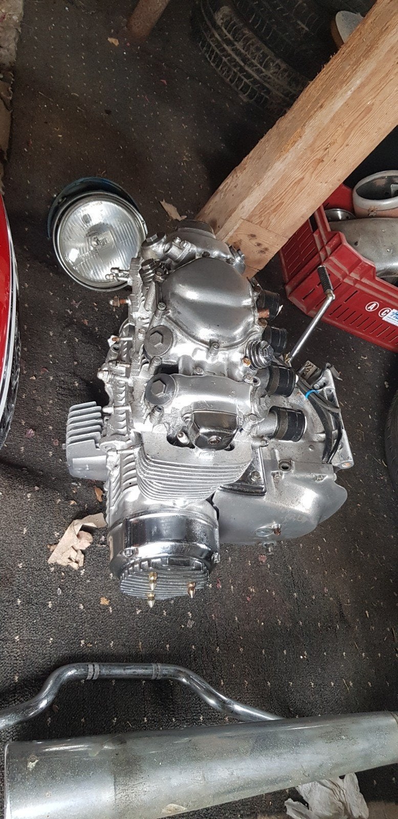 Izgst Honda cb 500 four 1975 blok, Motoren