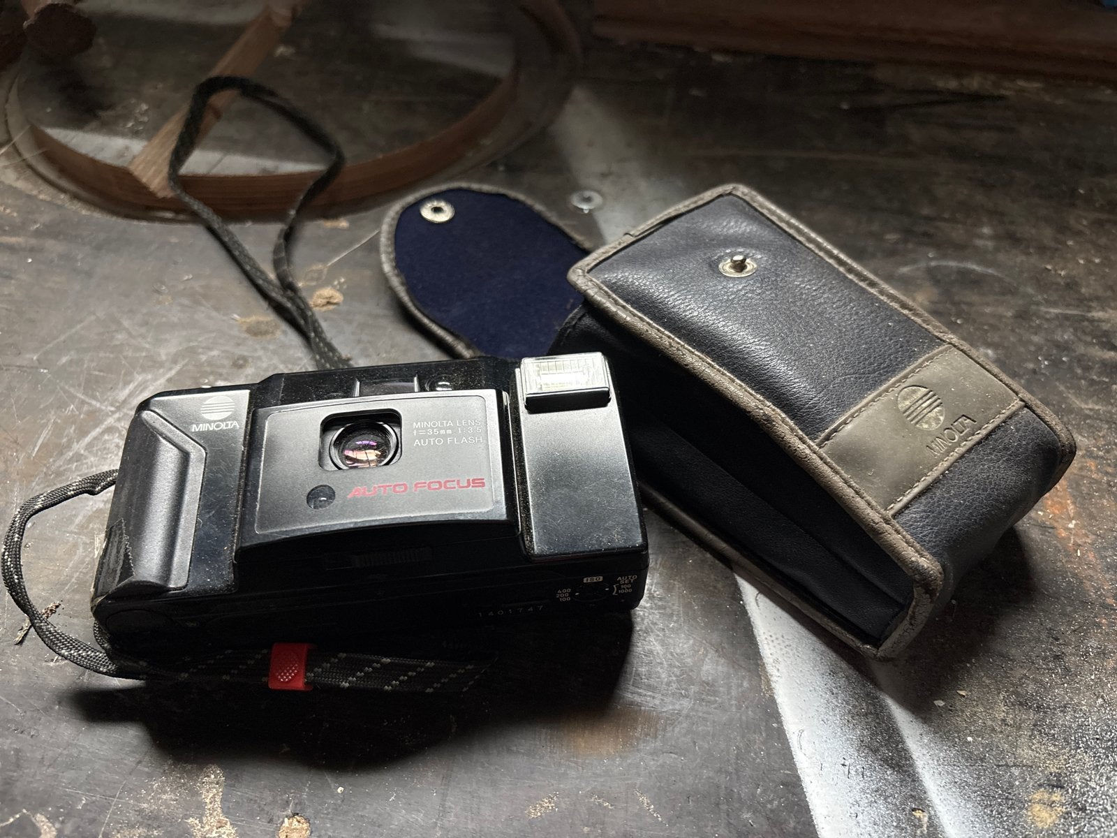 Minolta AF-E Compact Camera met Auto Focus en Flits, Ophalen, Gebruikt, Compact, Minolta