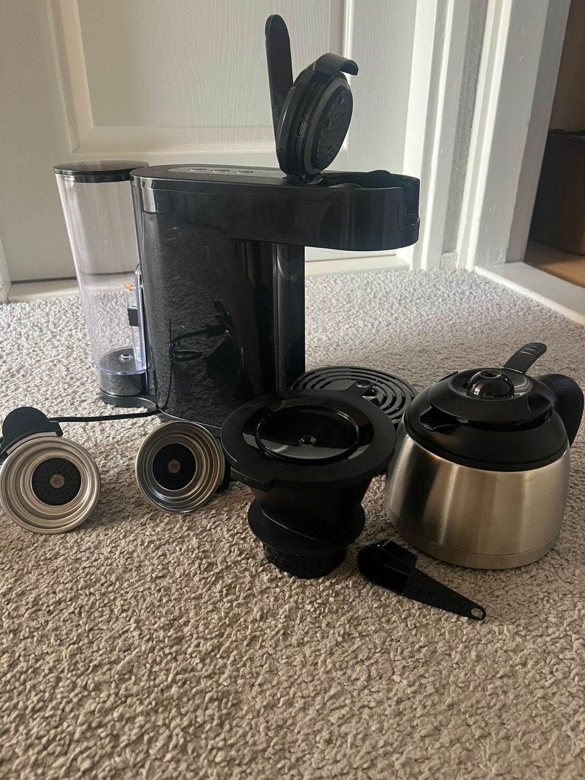 Nieuwe Senseo van Philips., Ophalen, Afneembaar waterreservoir, Gemalen koffie, Koffiemachine