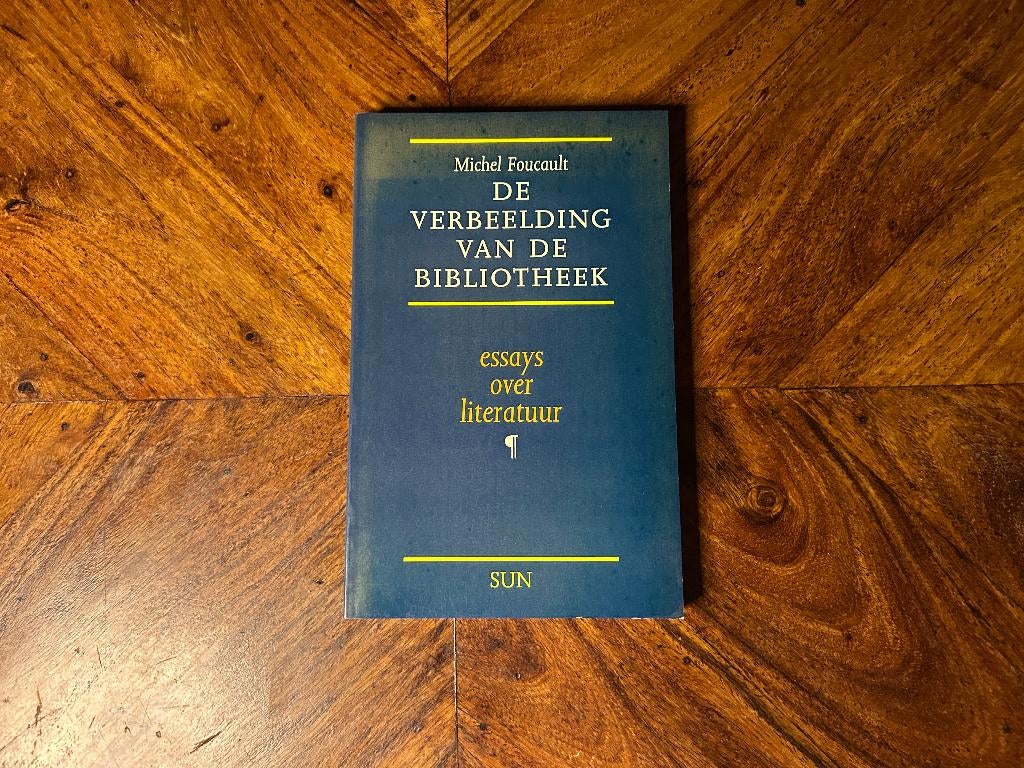Michel Foucault - De verbeelding van de bibliotheek, Michel Foucault, Ophalen of Verzenden, Zo goed als nieuw, Cultuurfilosofie