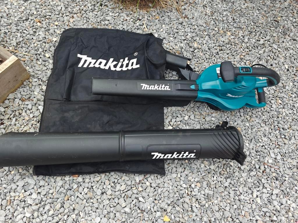 Makita Elektrische Bladblazer/Bladzuiger met Opvangzak, Gebruikt, Met opvangzak, Handgedragen, Ophalen of Verzenden