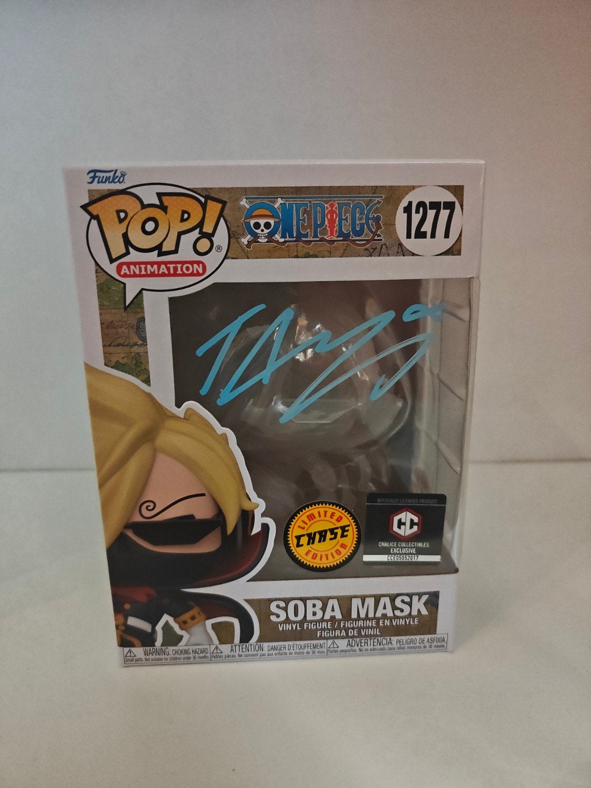 Funko soba mask chase signed by Taz Skylar (live action), Ophalen of Verzenden, Nieuw