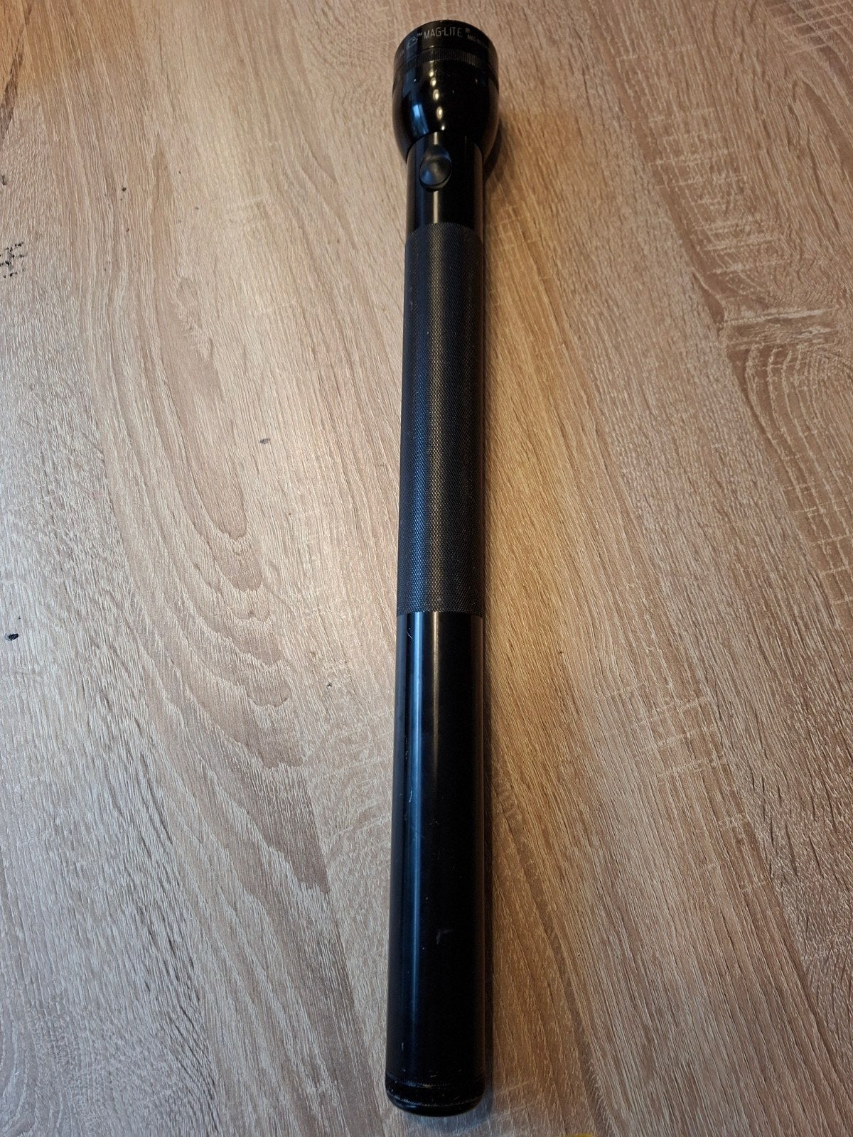 Maglite 6D Zwart Originele lamp (1), Ophalen of Verzenden, Gebruikt, Batterij