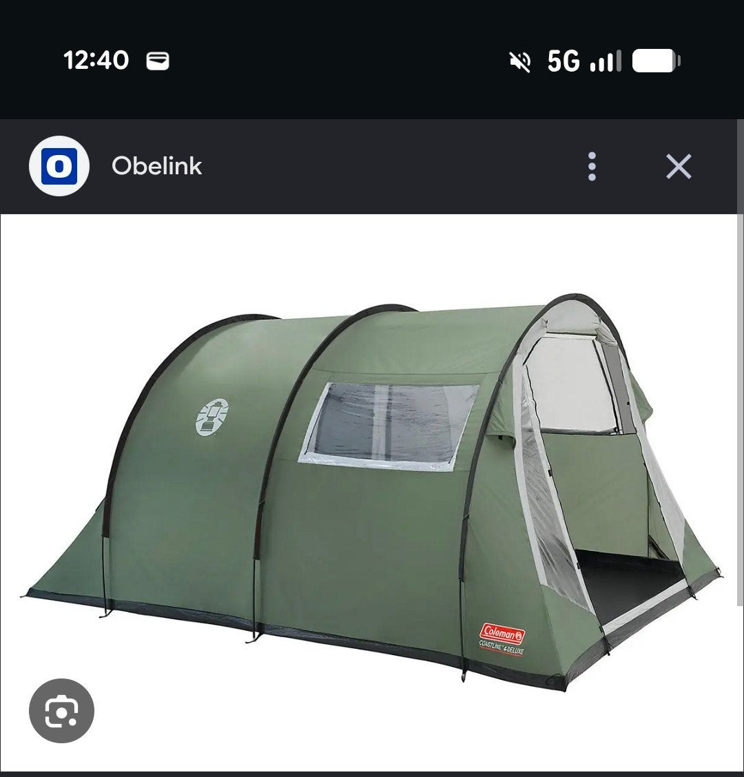 Coleman coastline 4 deluxe, Ophalen, Zo goed als nieuw, Tot en met 4