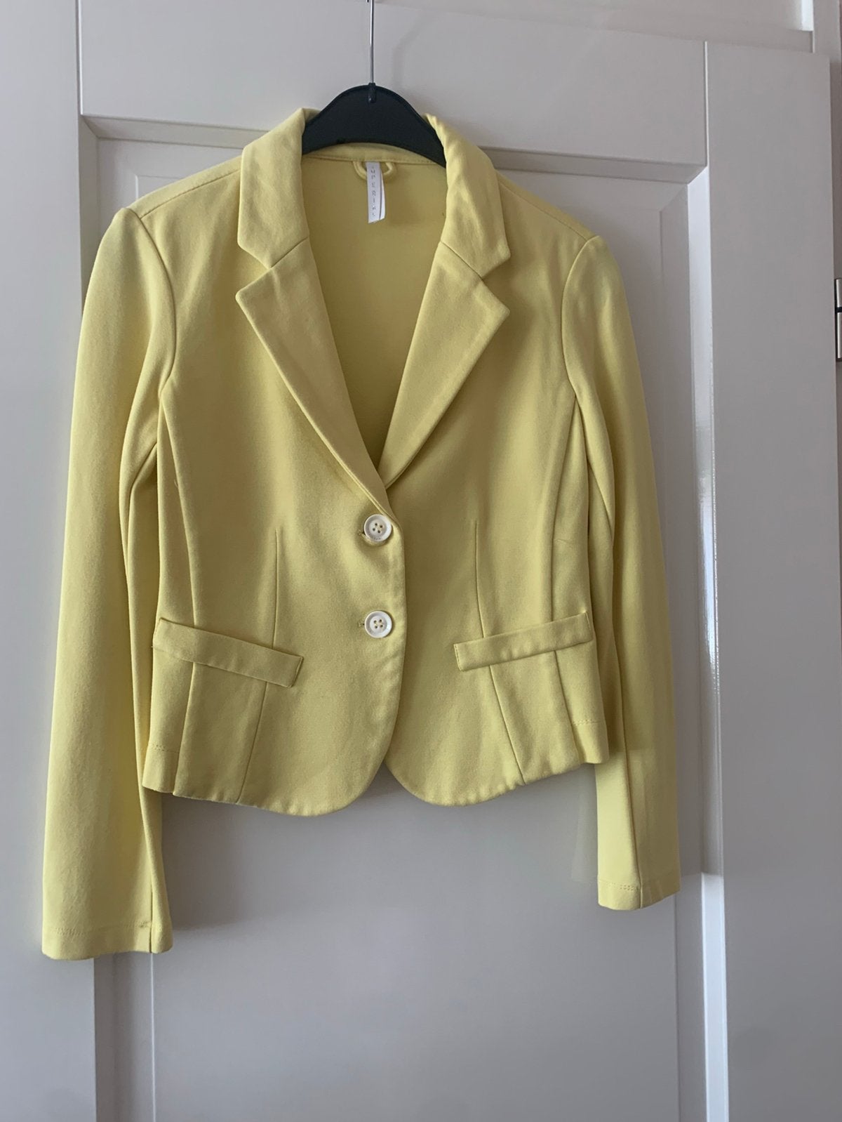 Dames colbert. Licht geel, Kleding | Dames, Ophalen, Geel, Jasje, Maat 36 (S)