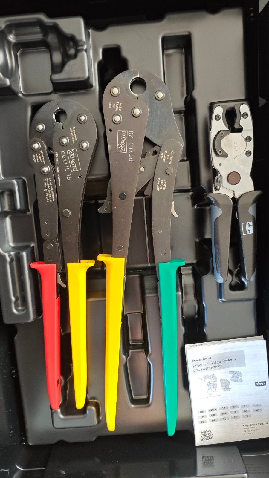 VIEGA SMARTPRESS 16+20 mm inclusief tang - NIEUW, Ophalen of Verzenden, Nieuw, Gereedschapsset, Viega