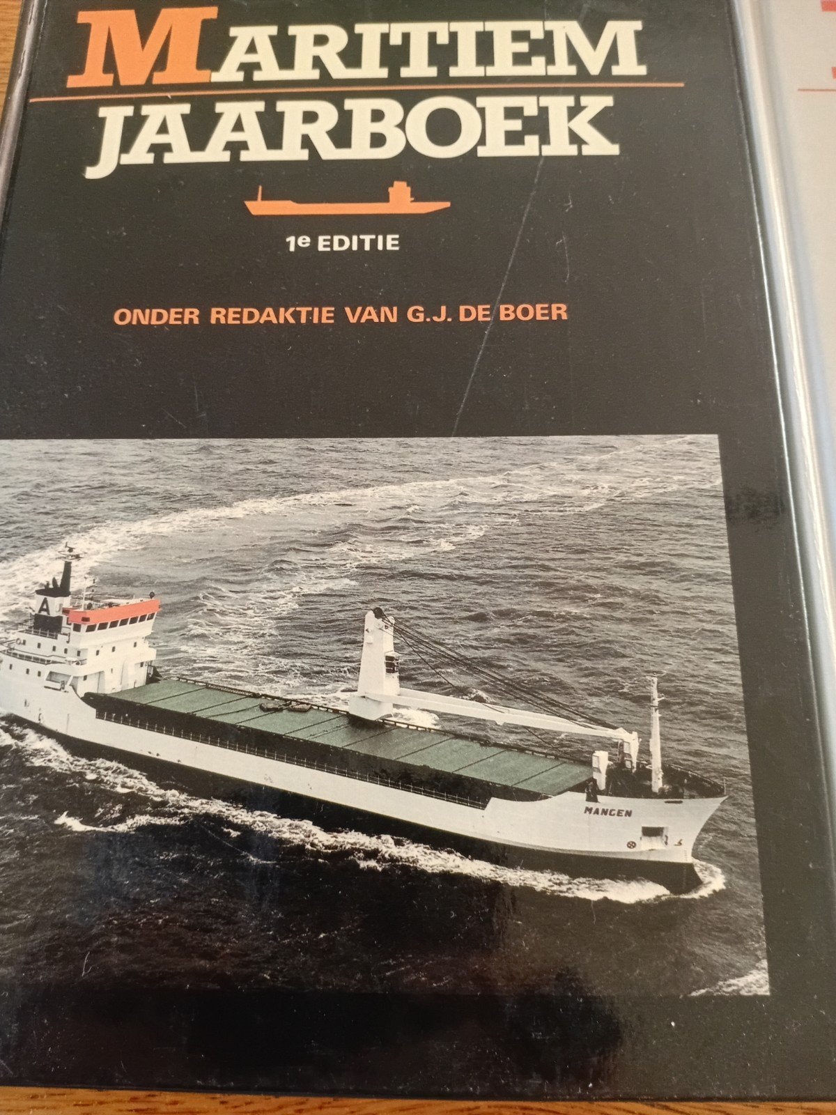 Maritiem jaarboek 1e editie  gj de boer, Ophalen of Verzenden, Boek of Tijdschrift