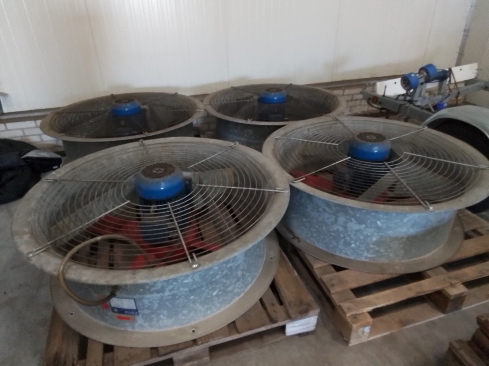 centrifugaal ventilatoren, Ophalen