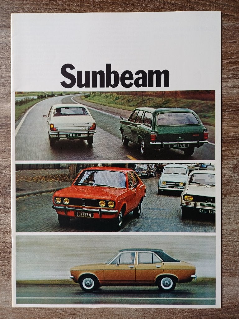 Sunbeam brochure, Verzenden, Zo goed als nieuw, Overige merken