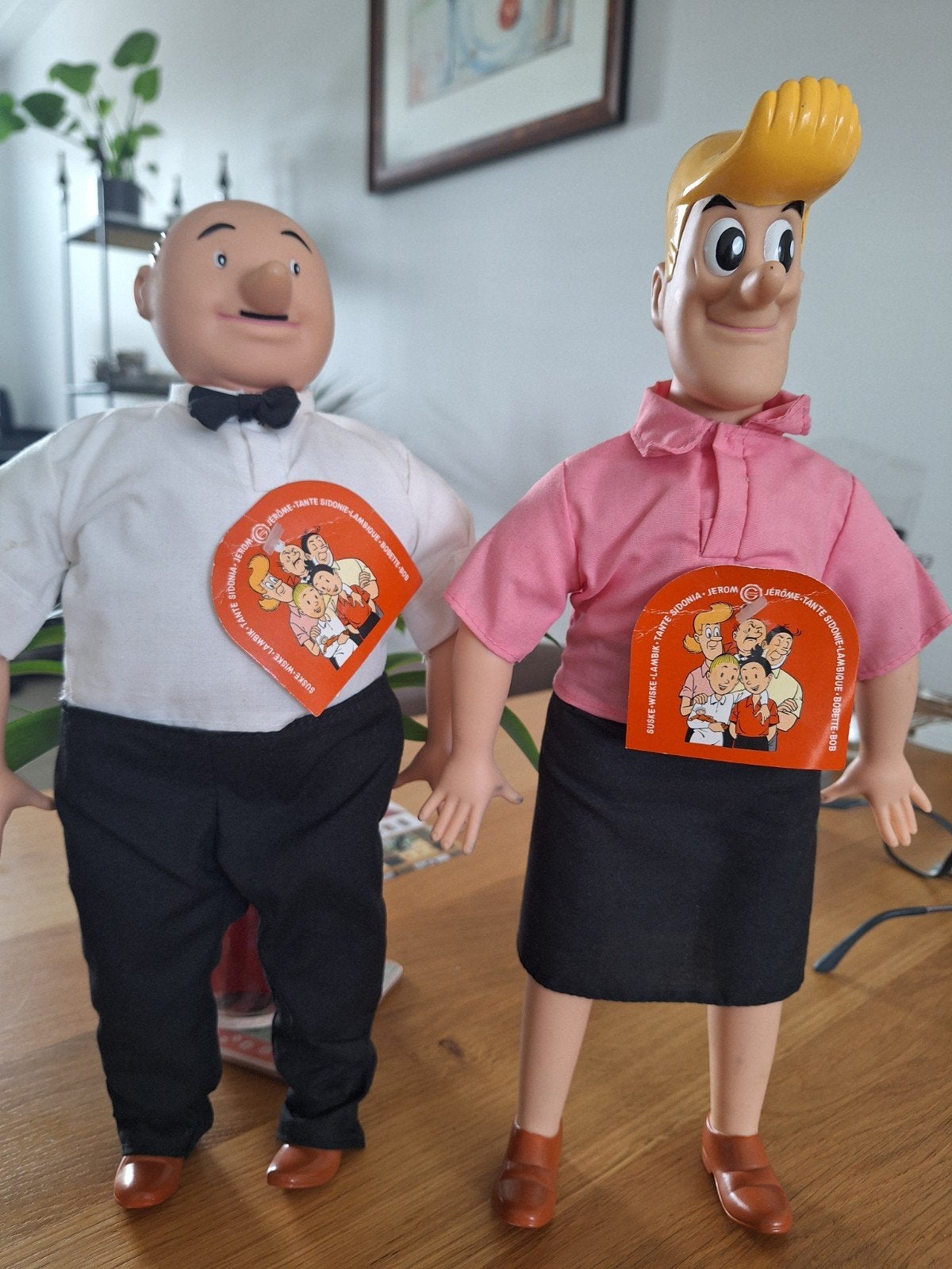 een mooie set van 2 originele Suske en Wiske poppen., Ophalen of Verzenden, Nieuw