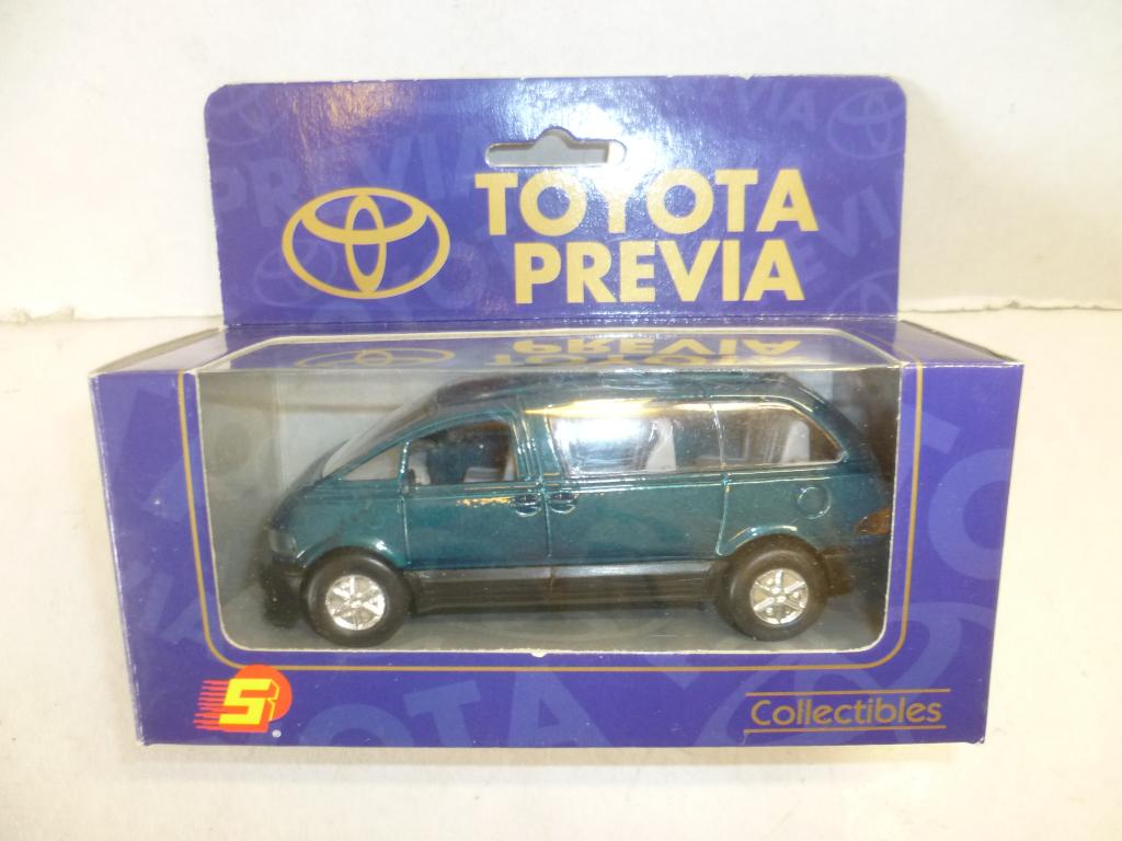 Toyota Previa Pull Back 1:34 modelauto 11cm lang in doos, Ophalen of Verzenden, Nieuw, Auto