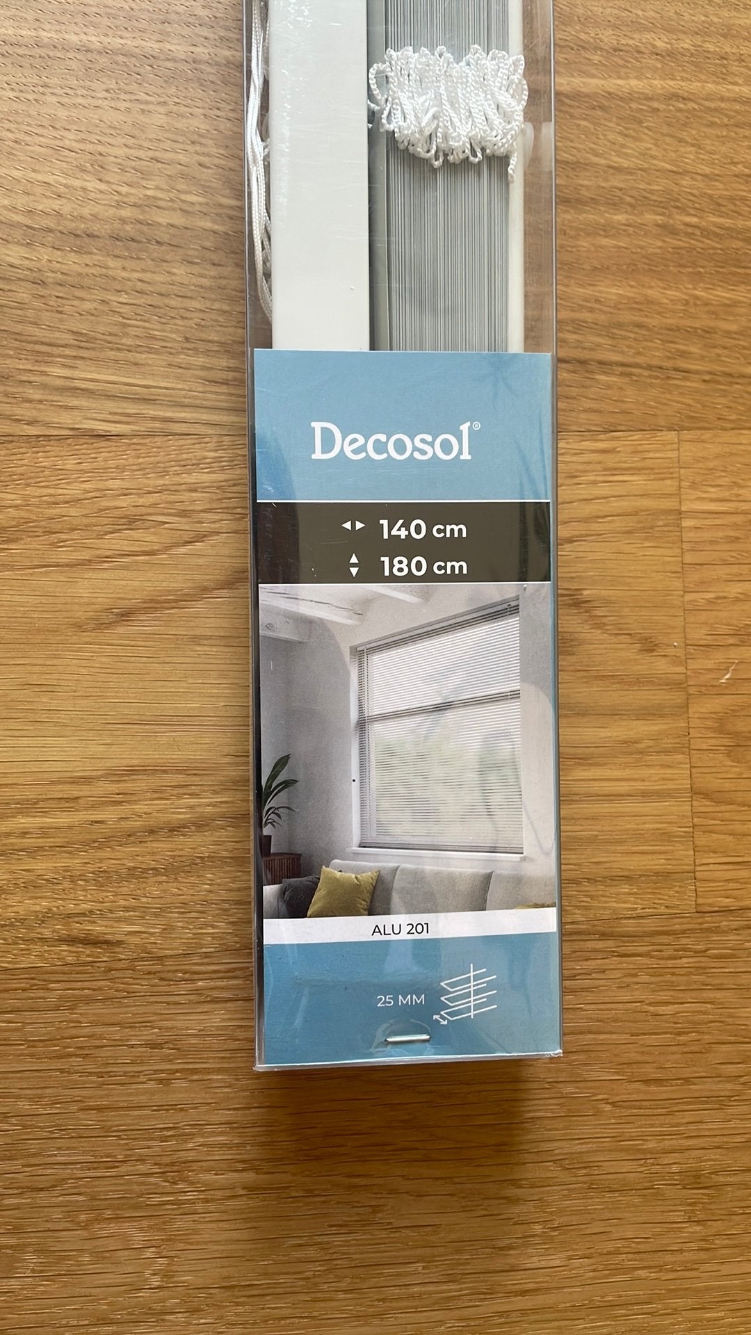 Aluminium jaloezieën wit 140 breed x 180 hoog nieuw, Huis en Inrichting, Ophalen, Nieuw, Wit, Jaloezie