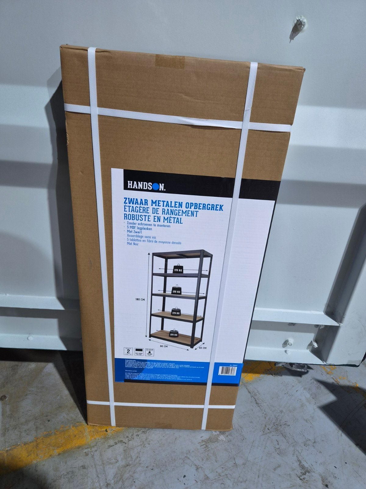 Nieuwe Zwarte Stellingkast Karwei, Ophalen, Nieuw