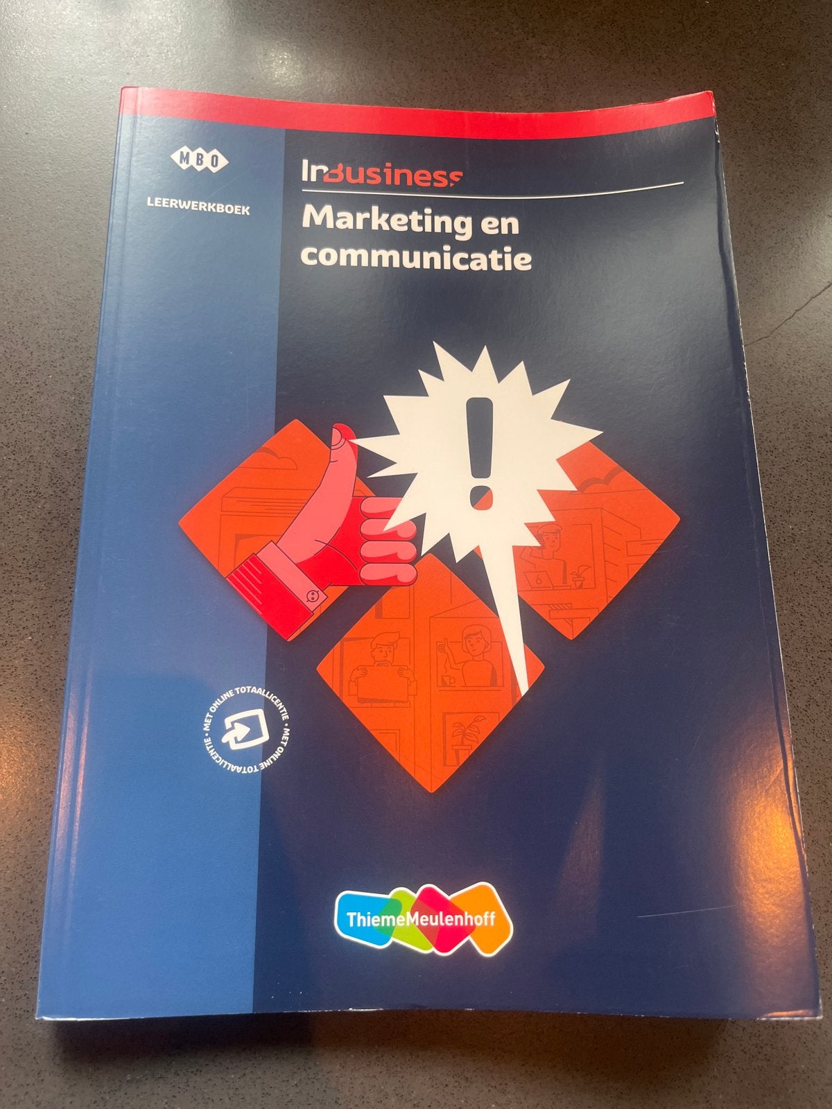 In Business Marketing en Communicatie Leerwerkboek MBO, Ophalen of Verzenden, Gamma, Zo goed als nieuw, MBO
