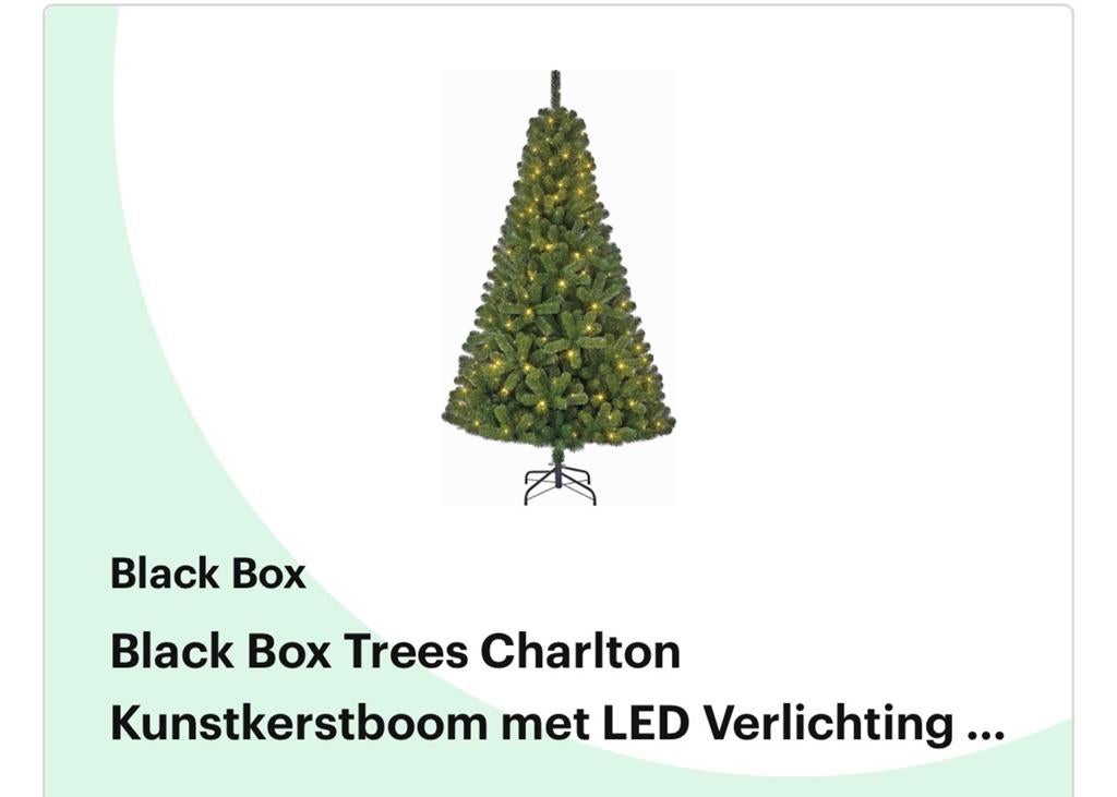 Kunst kerstboom te koop, Ophalen of Verzenden, Zo goed als nieuw