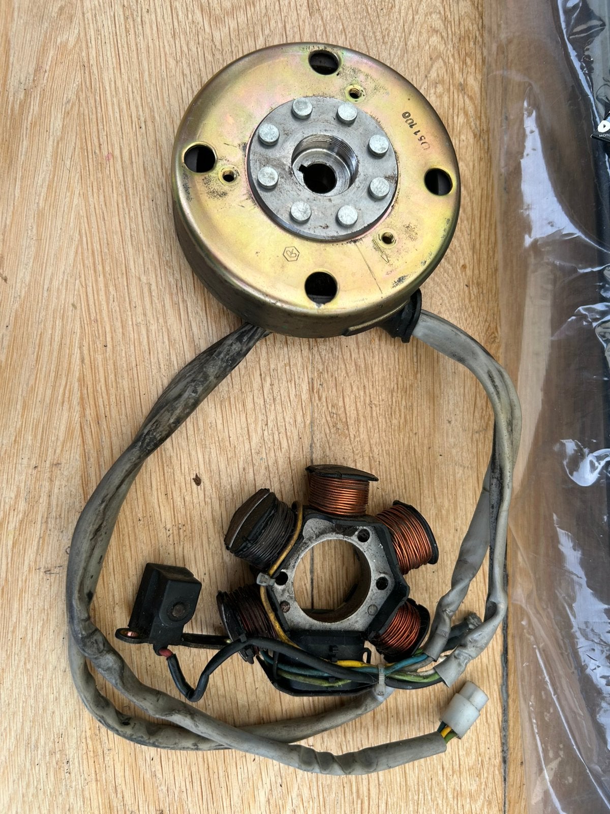 Piaggio vliegwiel+ontsteking, Ophalen of Verzenden, Gebruikt, Overige typen, Piaggio