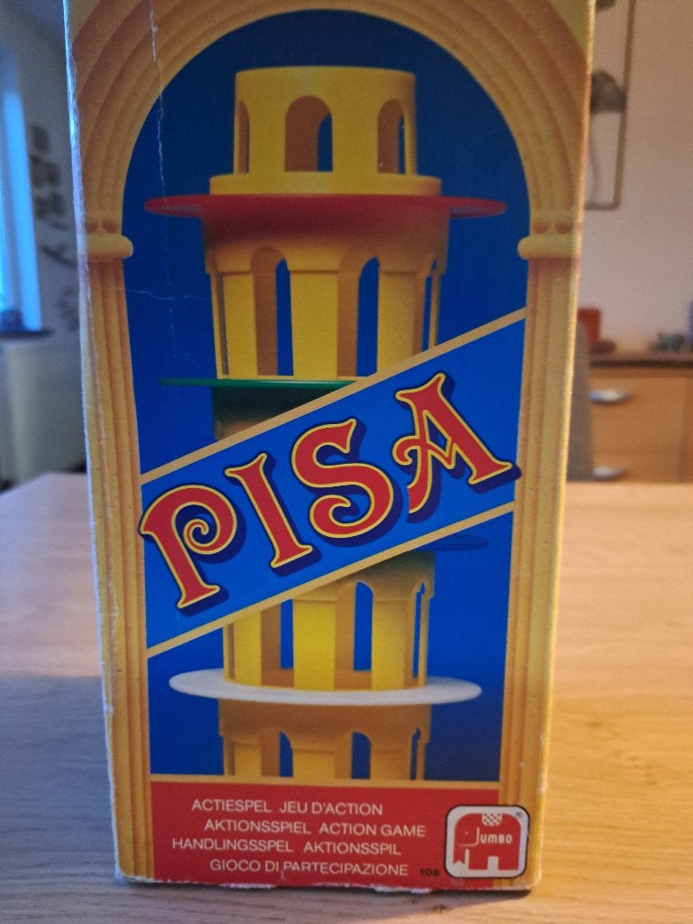 Toren van Pisa gezelschapsspel, Een of twee spelers, Ophalen, Gebruikt, Jumbo