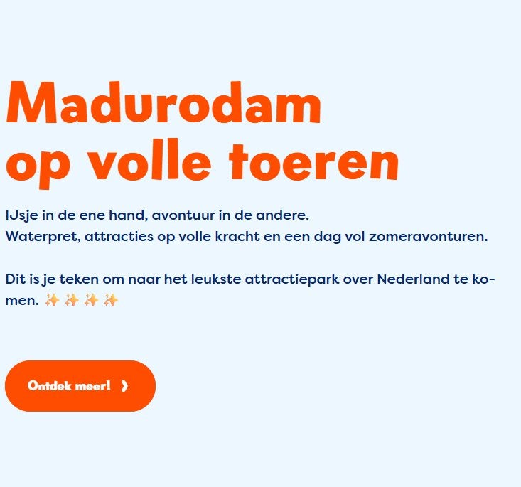 2 kaartjes Madurodam <<geldig tot 30 september>>, Twee personen, Ticket of Toegangskaart