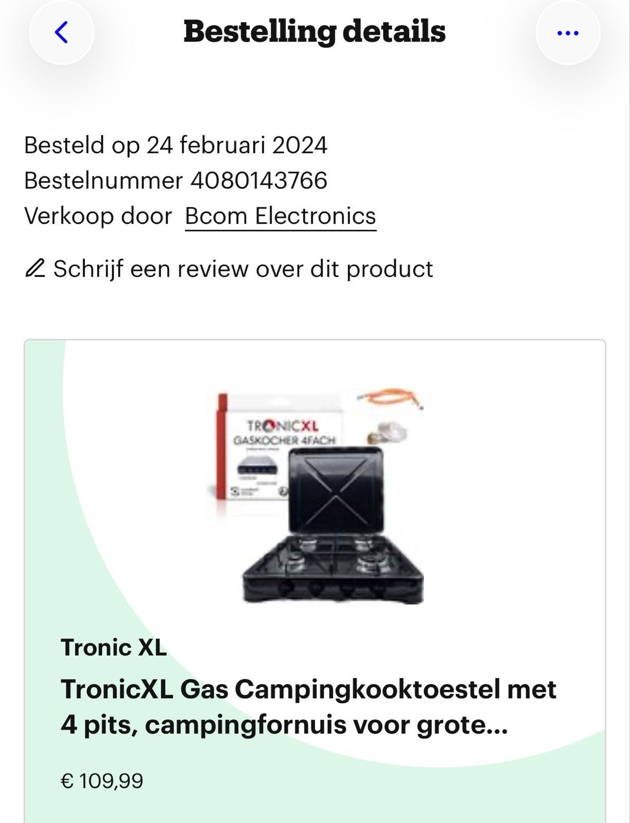 TronicXL Gas Campingkooktoestel 4 pits - Zo goed als nieuw, Zo goed als nieuw, Gas, Vrijstaand, 4 kookzones