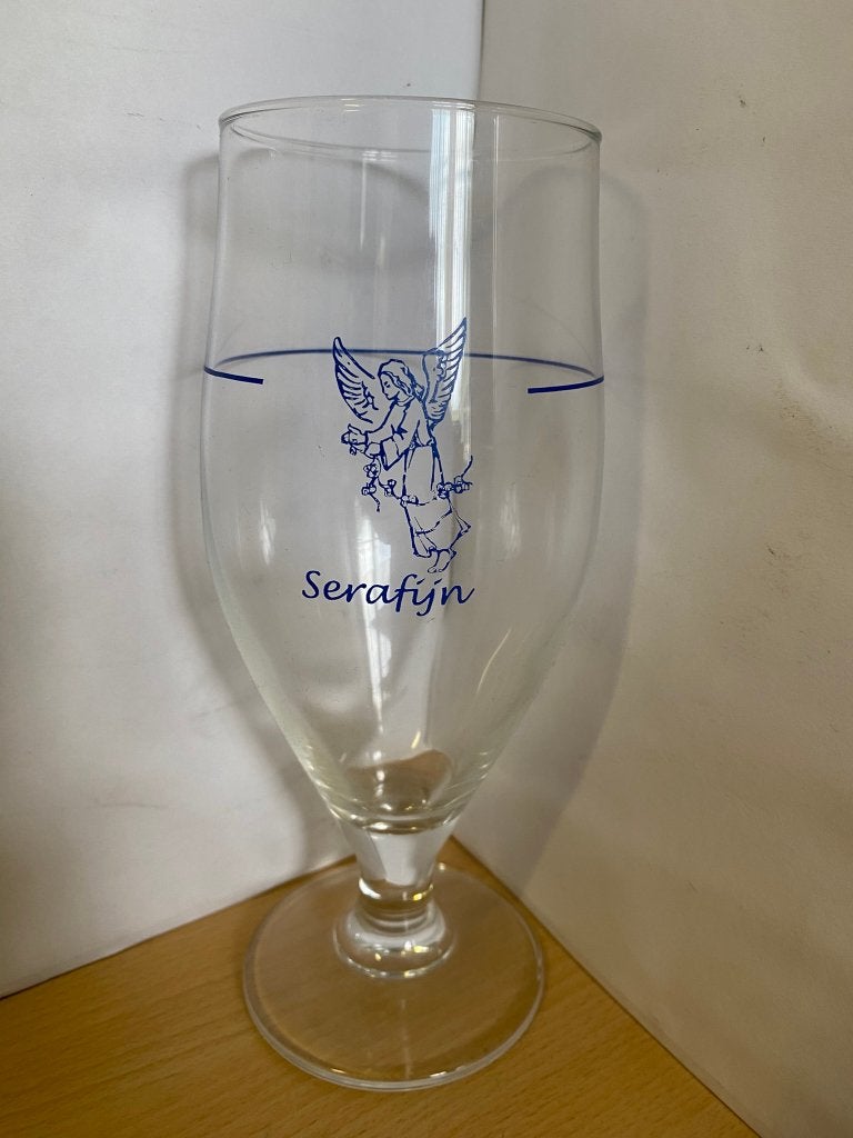 Serafijn bierglas 33cl, Ophalen of Verzenden, Zo goed als nieuw, Glas of Glazen, Overige merken