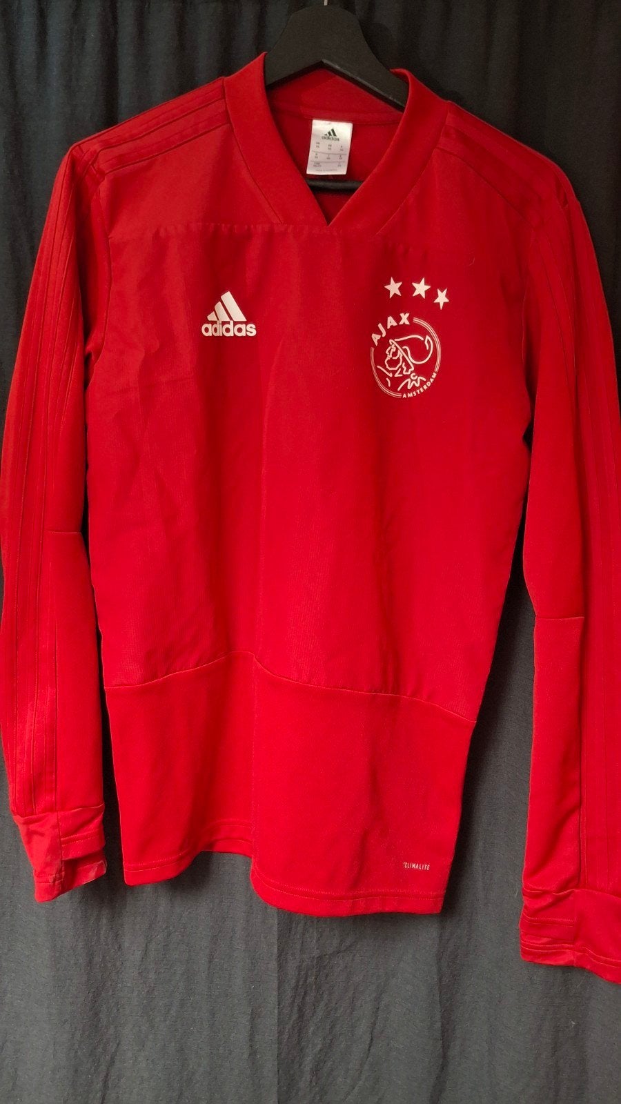 Adidas Ajax Trainingsshirt Rood Maat XS, Ophalen of Verzenden, Zo goed als nieuw