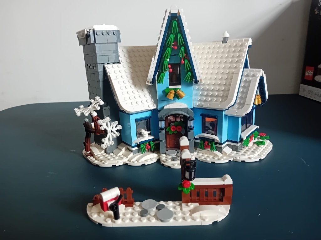 Lego santa's visit 10293, Overige thema's, Lego, Ophalen of Verzenden, Zo goed als nieuw