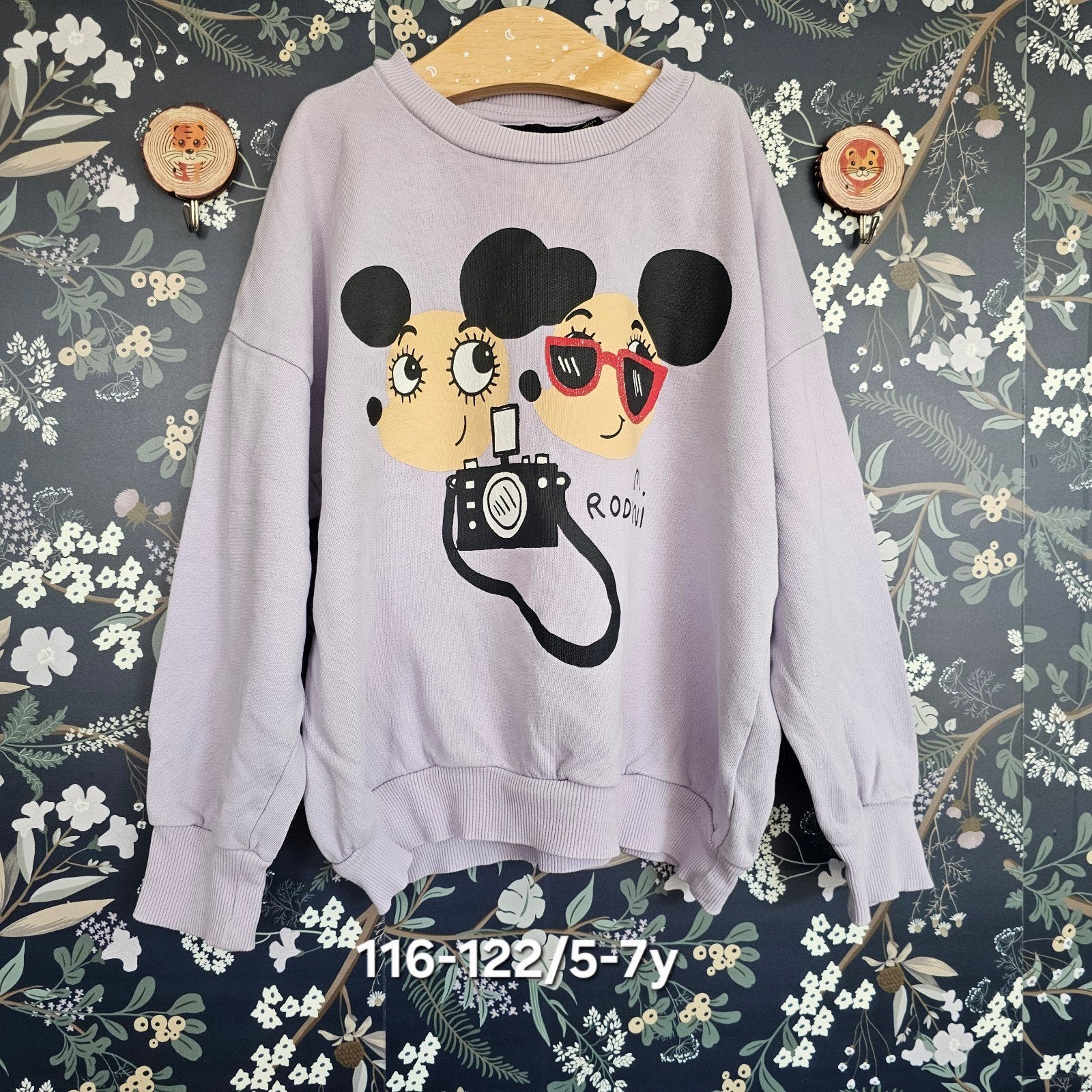Mini Rodini sweater met  print, Gebruikt, Jongen of Meisje, Trui of Vest, Ophalen of Verzenden