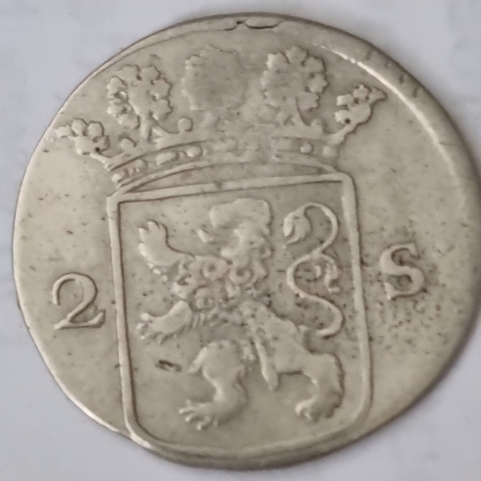 Zilveren 2 Stuivers munt Hollandia 1774, Postzegels en Munten, Verzenden, Vóór koninkrijk, Overige waardes