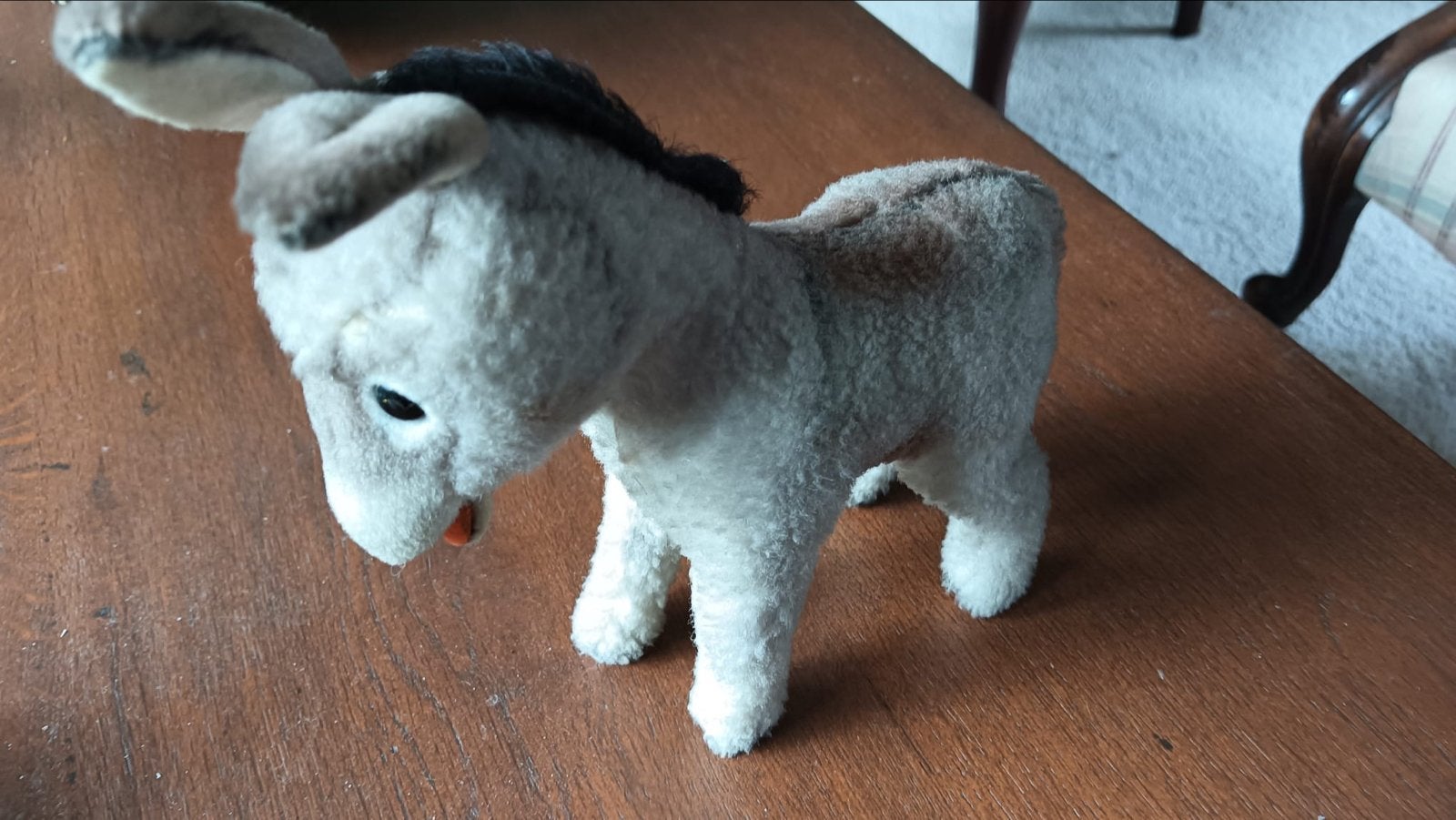 Zeldzaam Antiek Steiff Ezeltje met Knoop in Oor, Ophalen of Verzenden