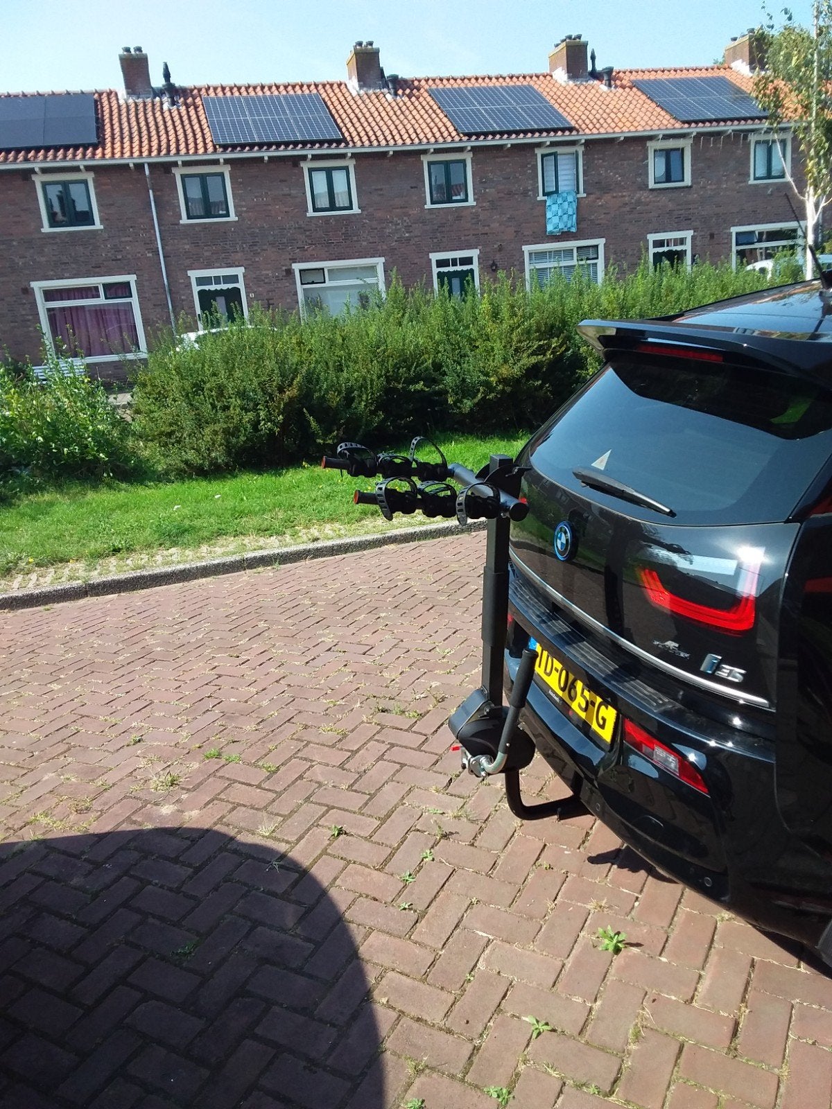 Trekhaak fietsendrager Mottez   voor drie fietsen, Auto diversen, Fietsendragers, Ophalen, 3 fietsen of meer, Gebruikt, Trekhaakdrager