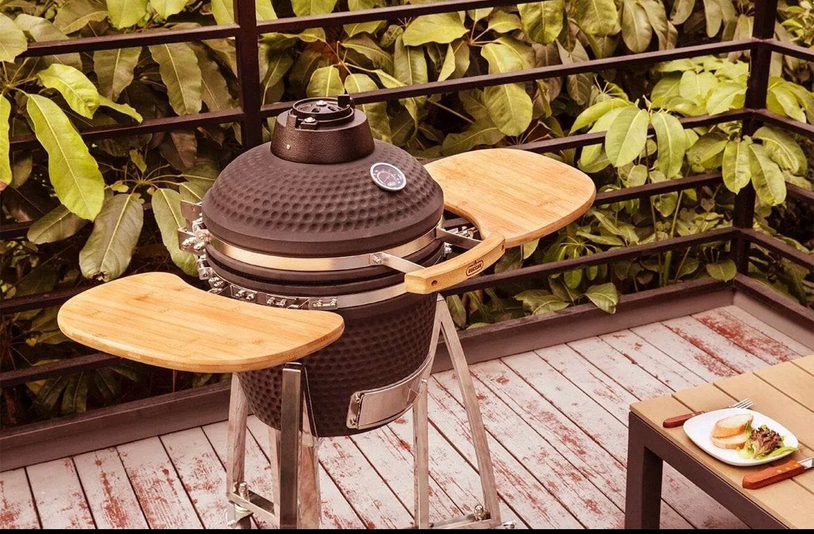 🙀🫶🏻Kamado BBQ - Sunbury Smokey Egg 16" - Zwart + extra’s, Ophalen, Nieuw